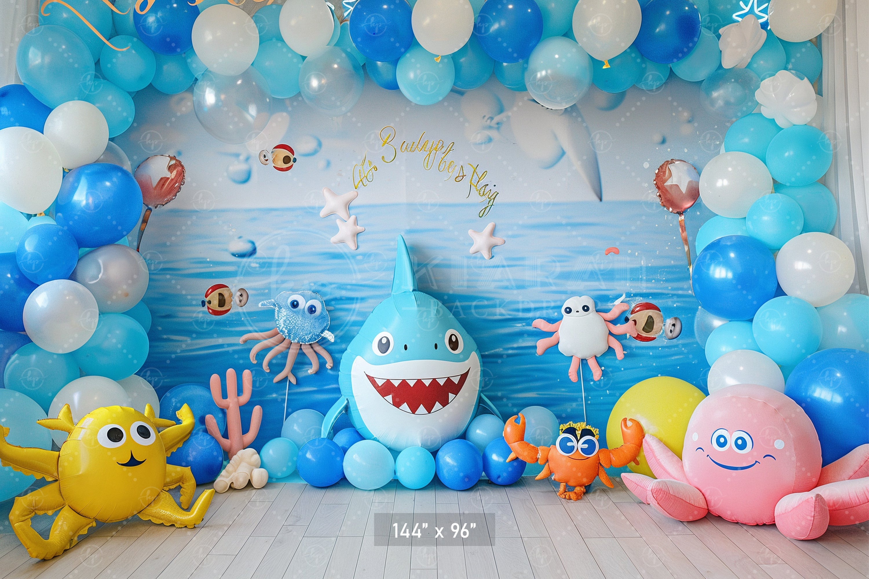 Ocean Friends Adventure Backdrop