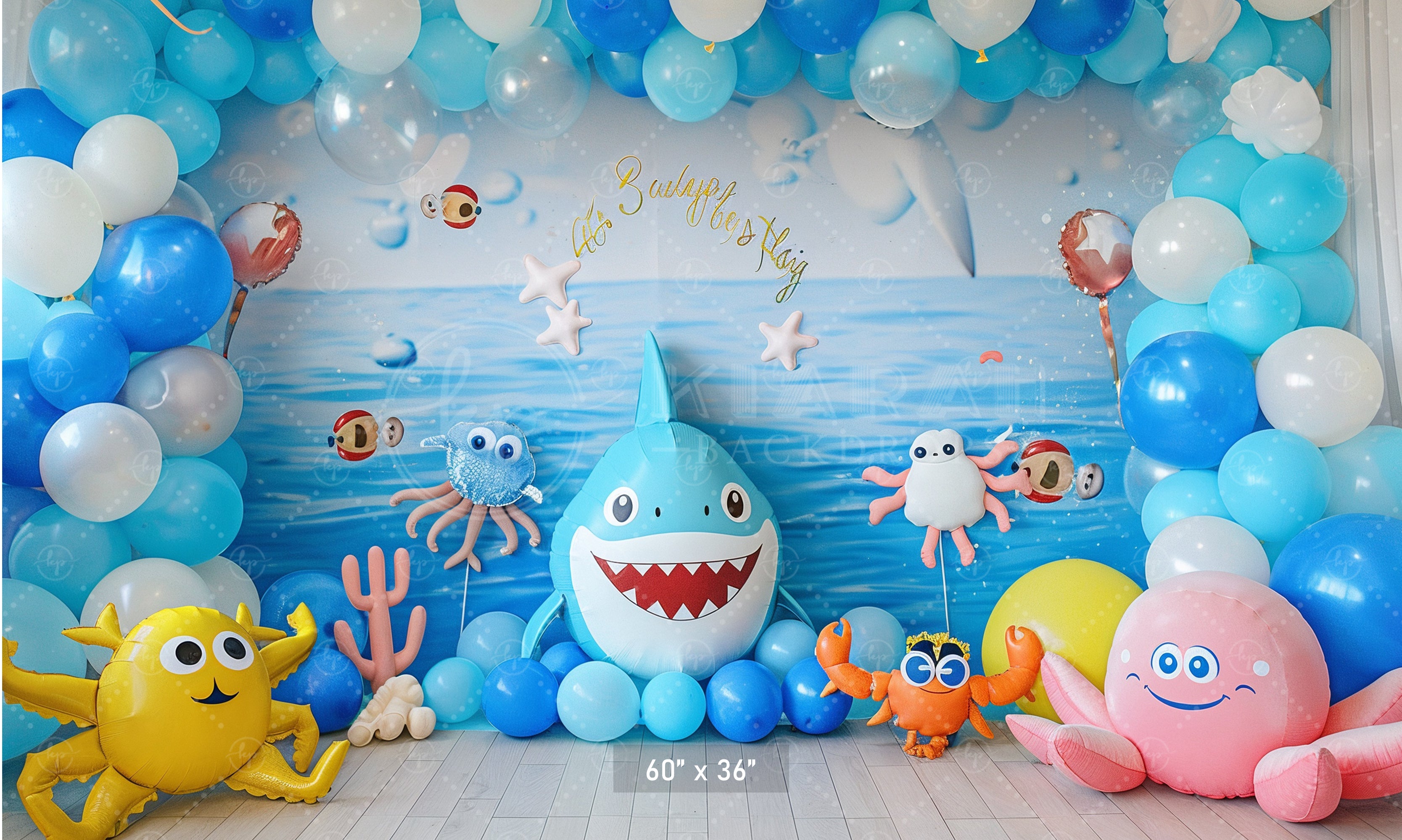 Ocean Friends Adventure Backdrop