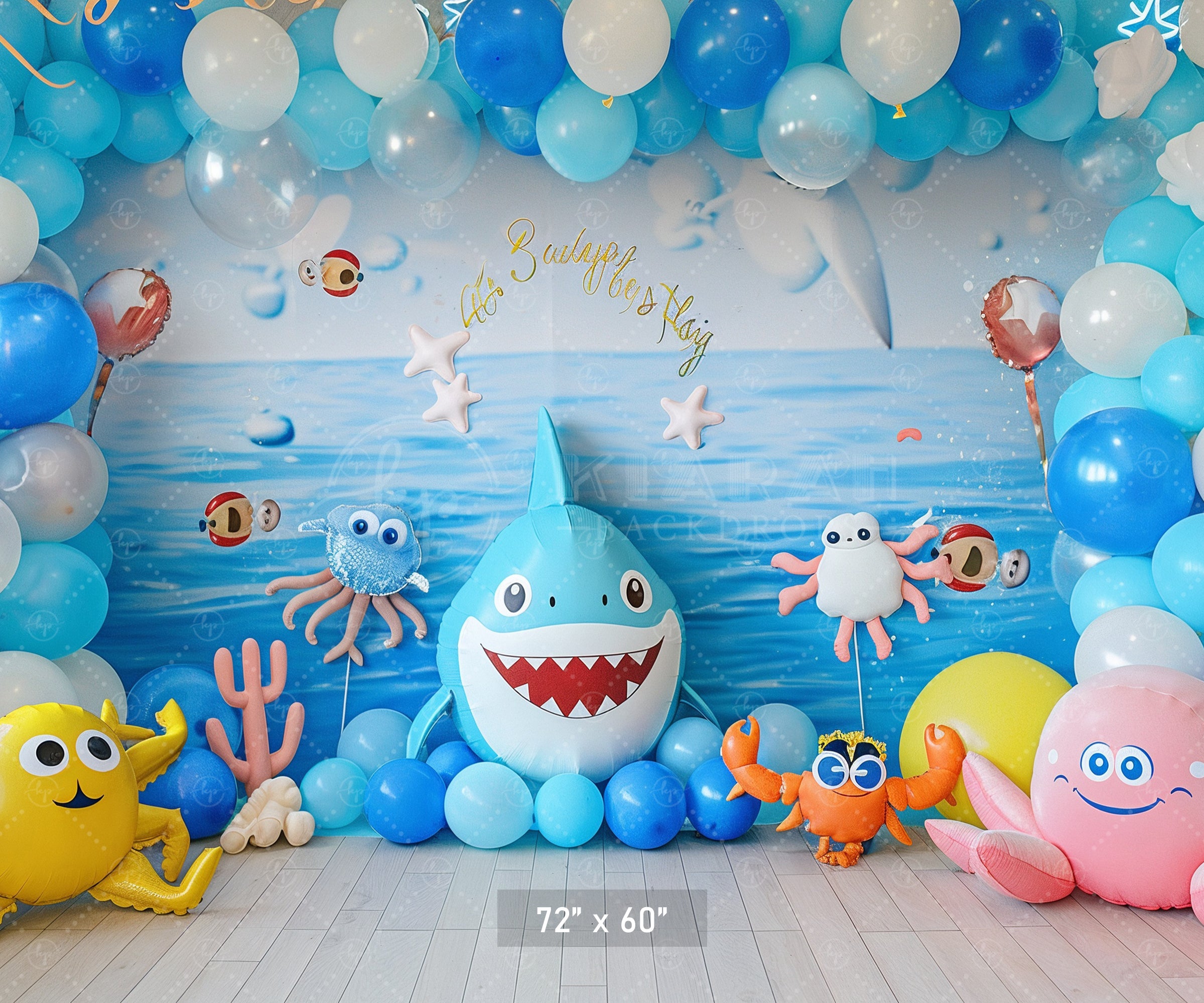 Ocean Friends Adventure Backdrop