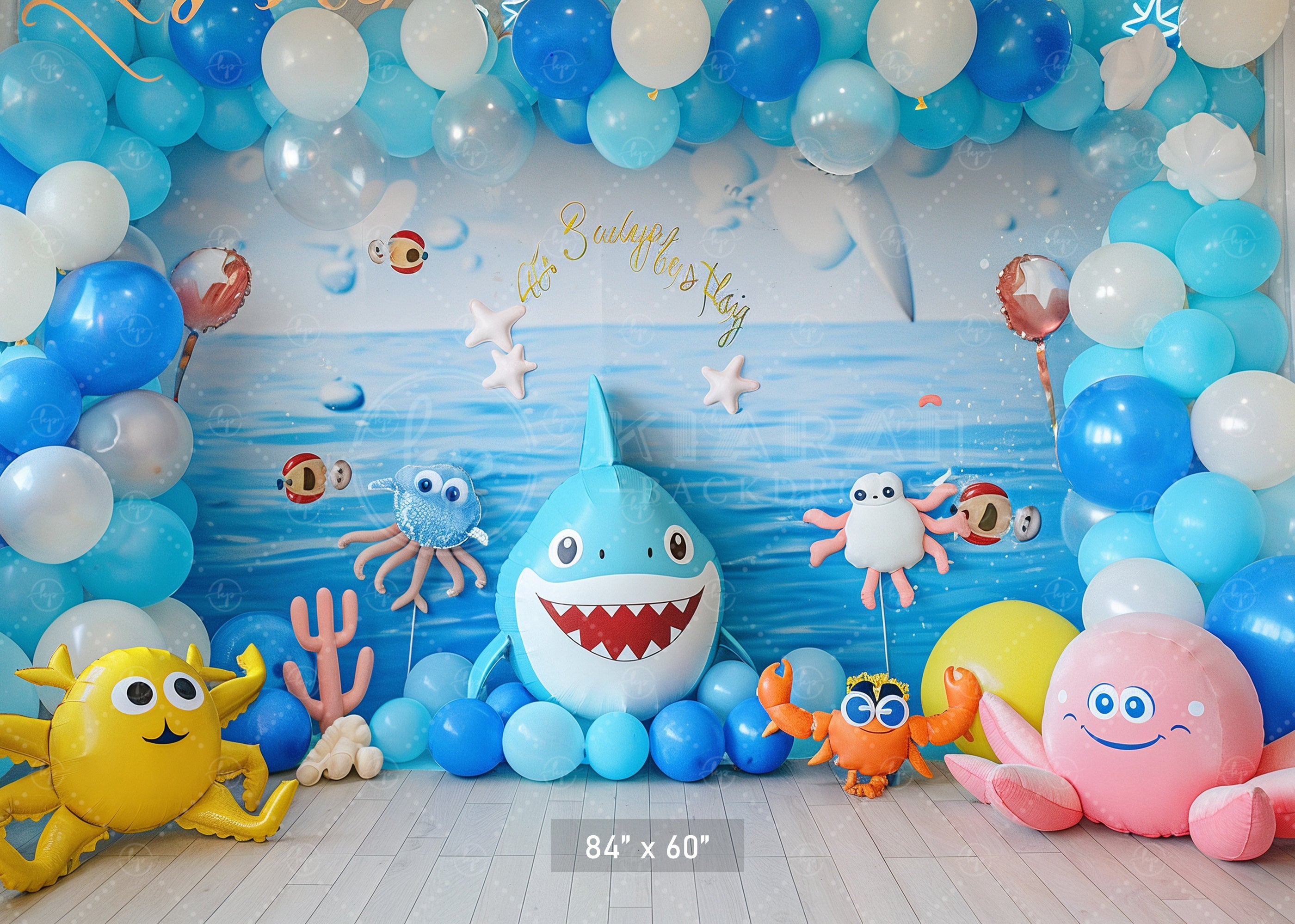 Ocean Friends Adventure Backdrop