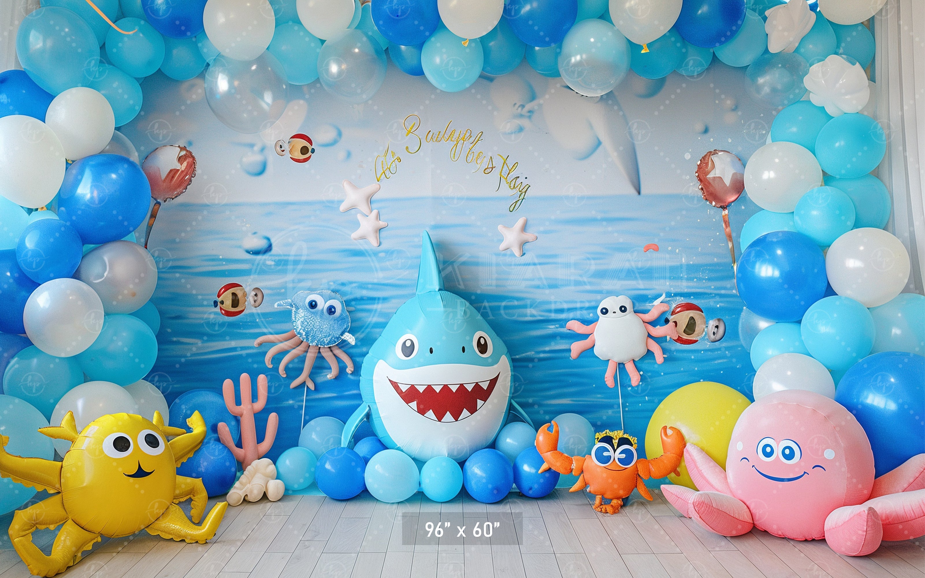 Ocean Friends Adventure Backdrop