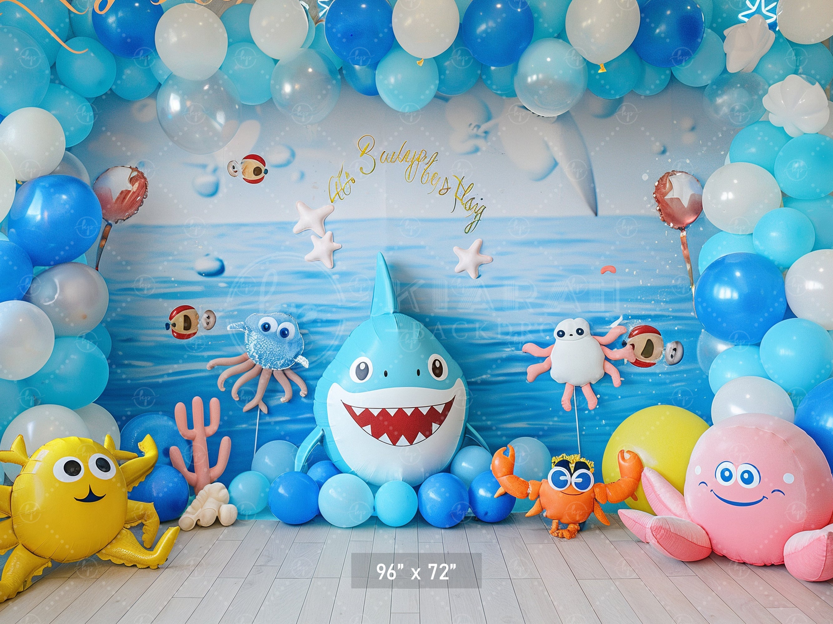 Ocean Friends Adventure Backdrop