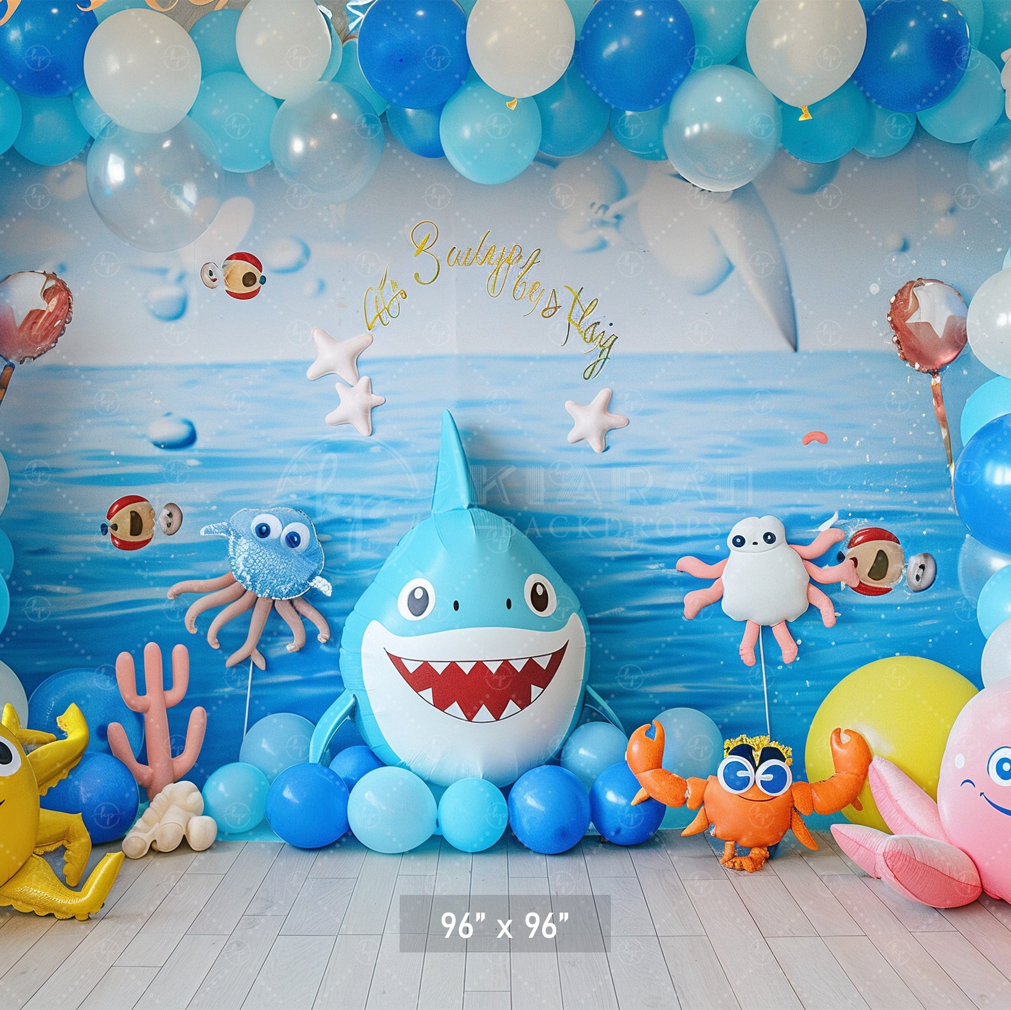 Ocean Friends Adventure Backdrop