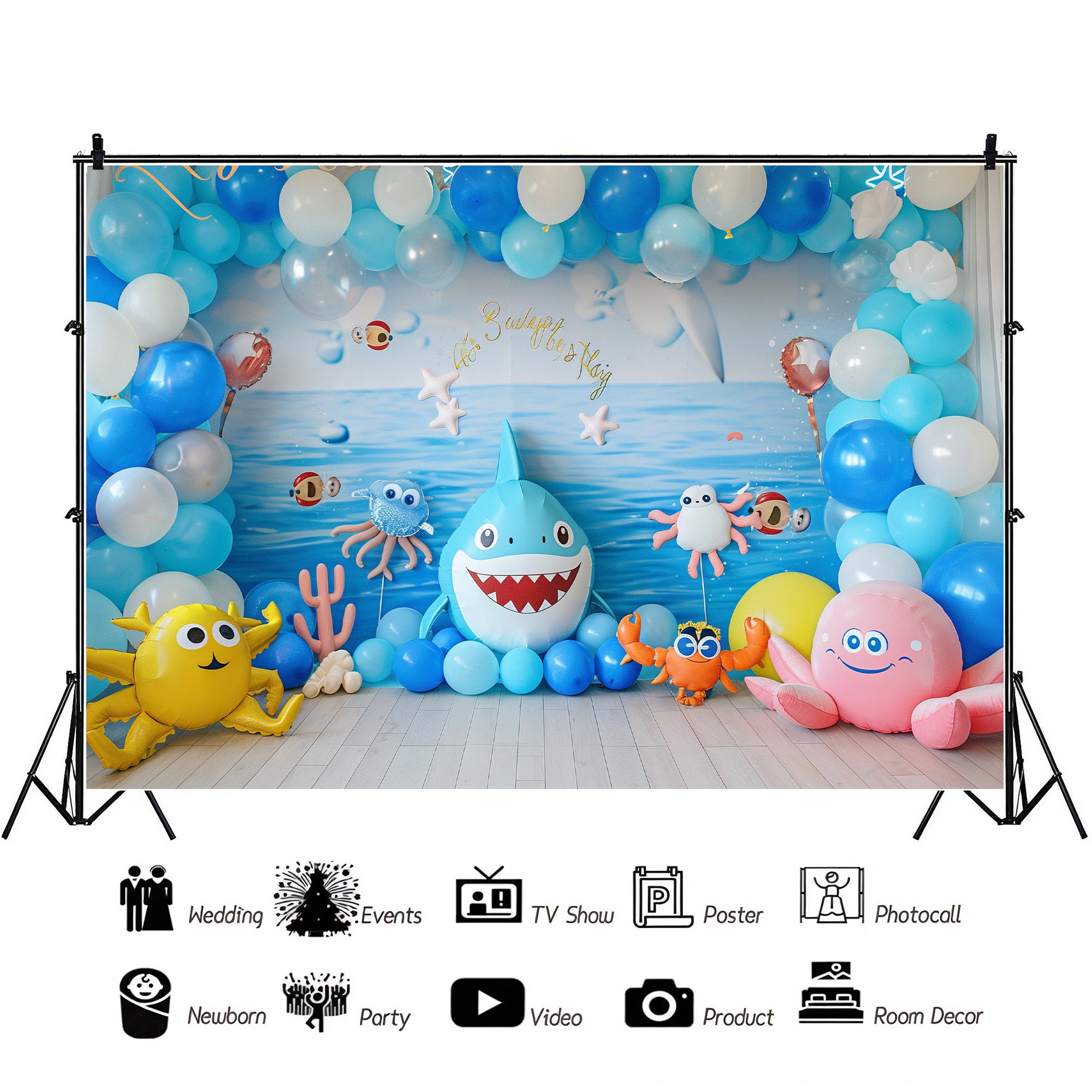 Ocean Friends Adventure Backdrop