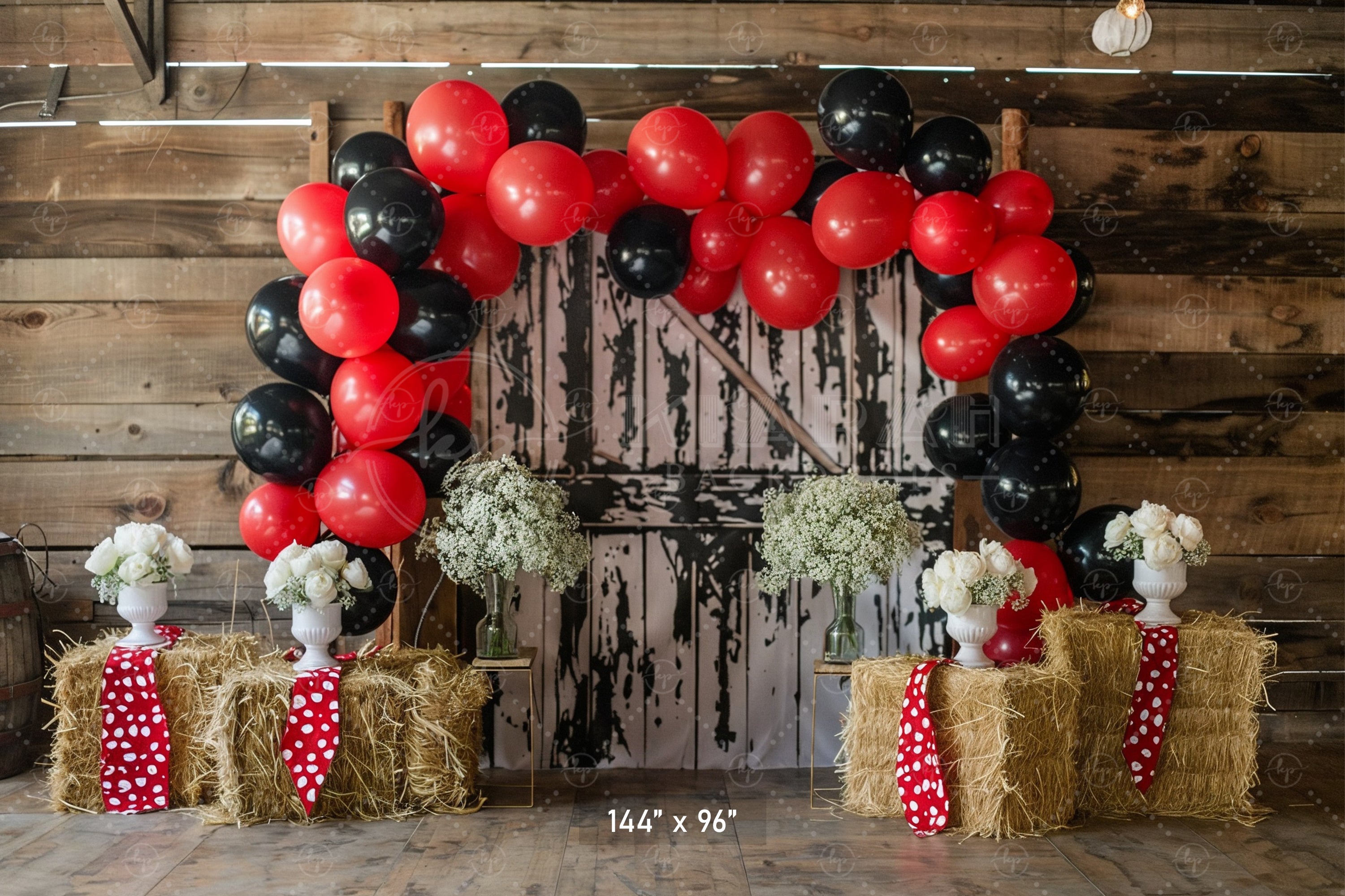 Rustic Western Celebration Backdrop