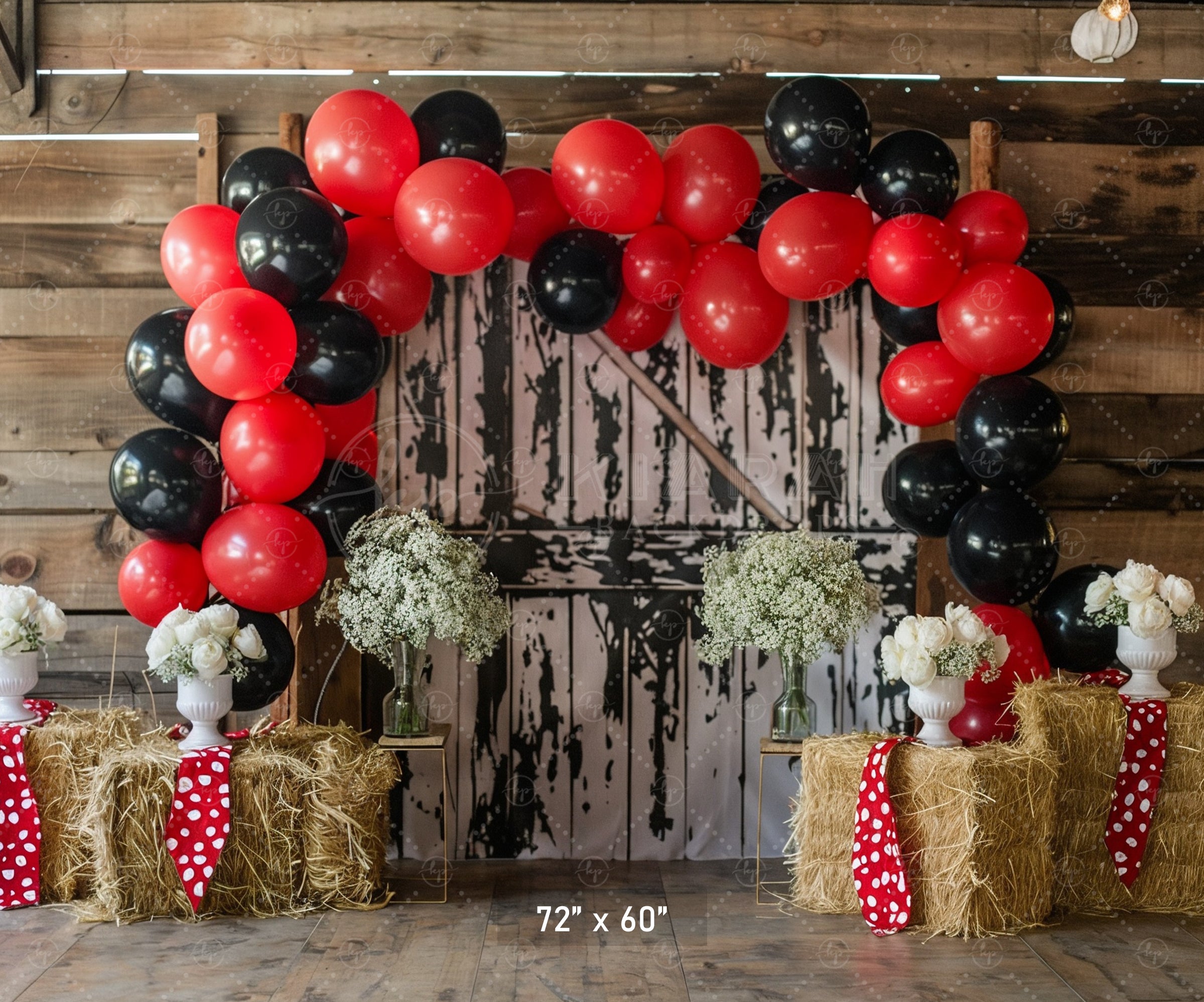 Rustic Western Celebration Backdrop