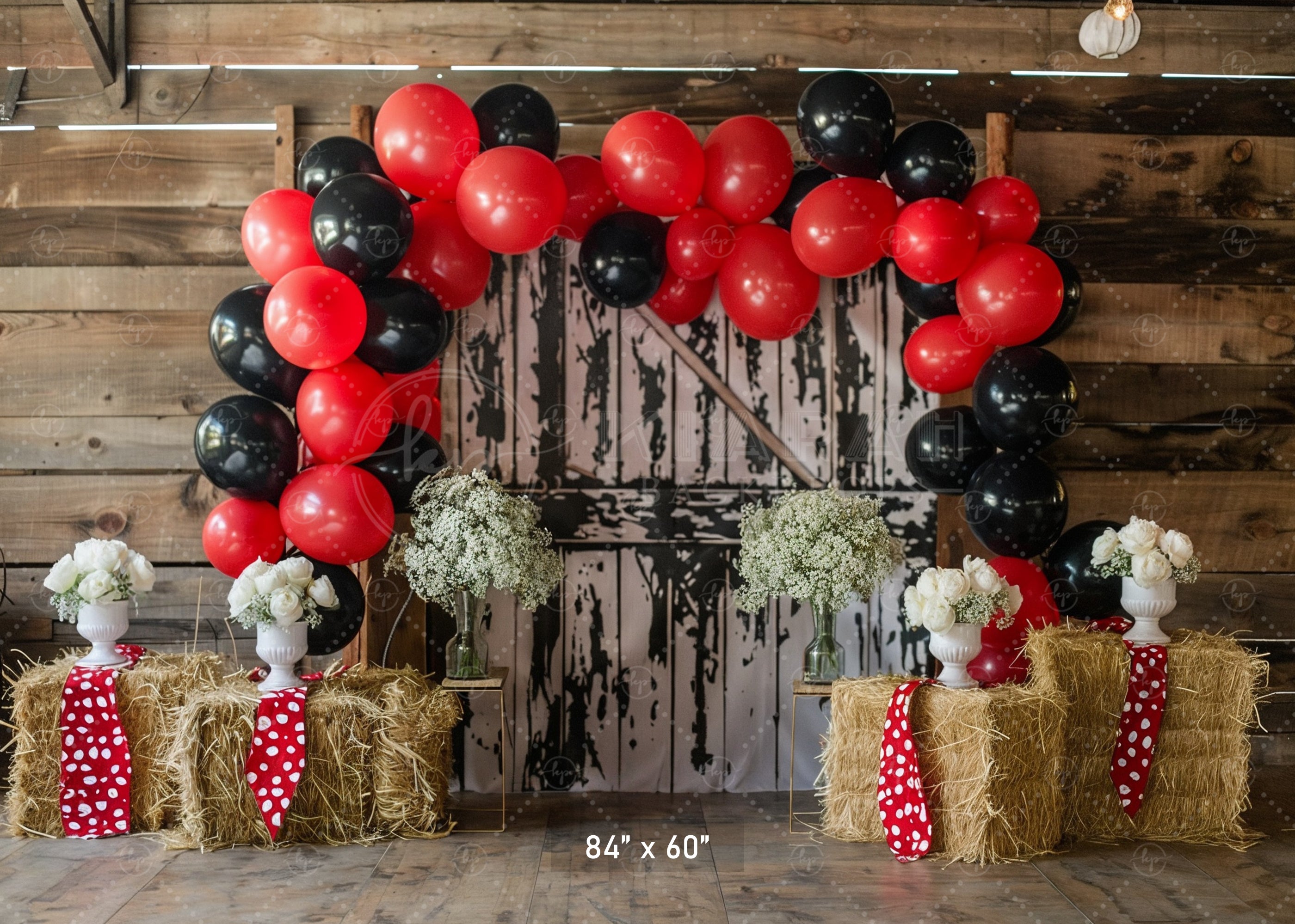 Rustic Western Celebration Backdrop