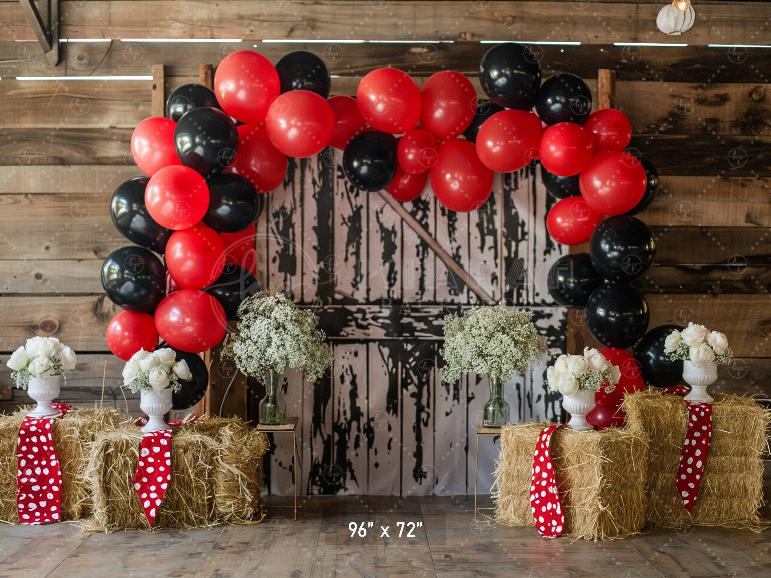 Rustic Western Celebration Backdrop