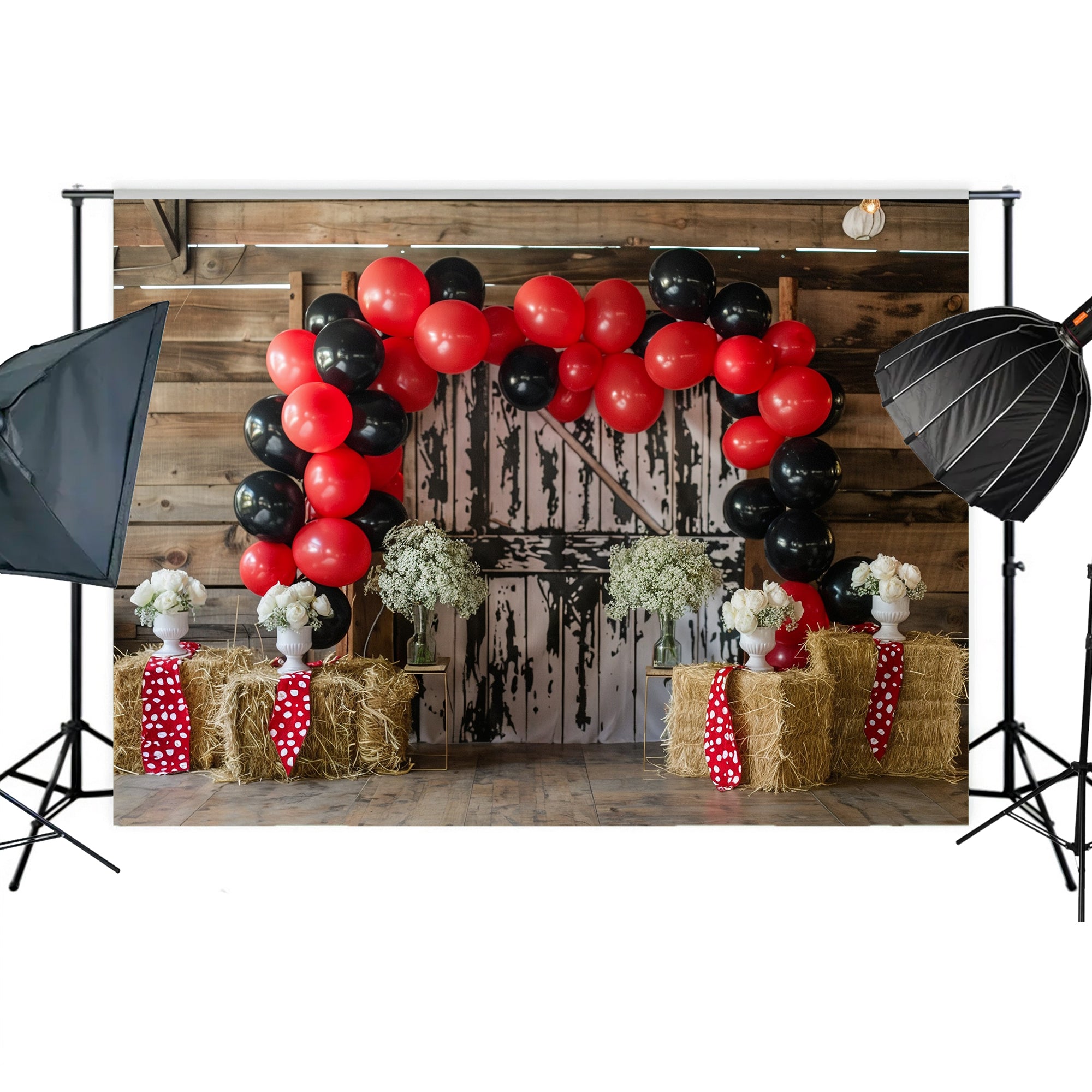 Rustic Western Celebration Backdrop