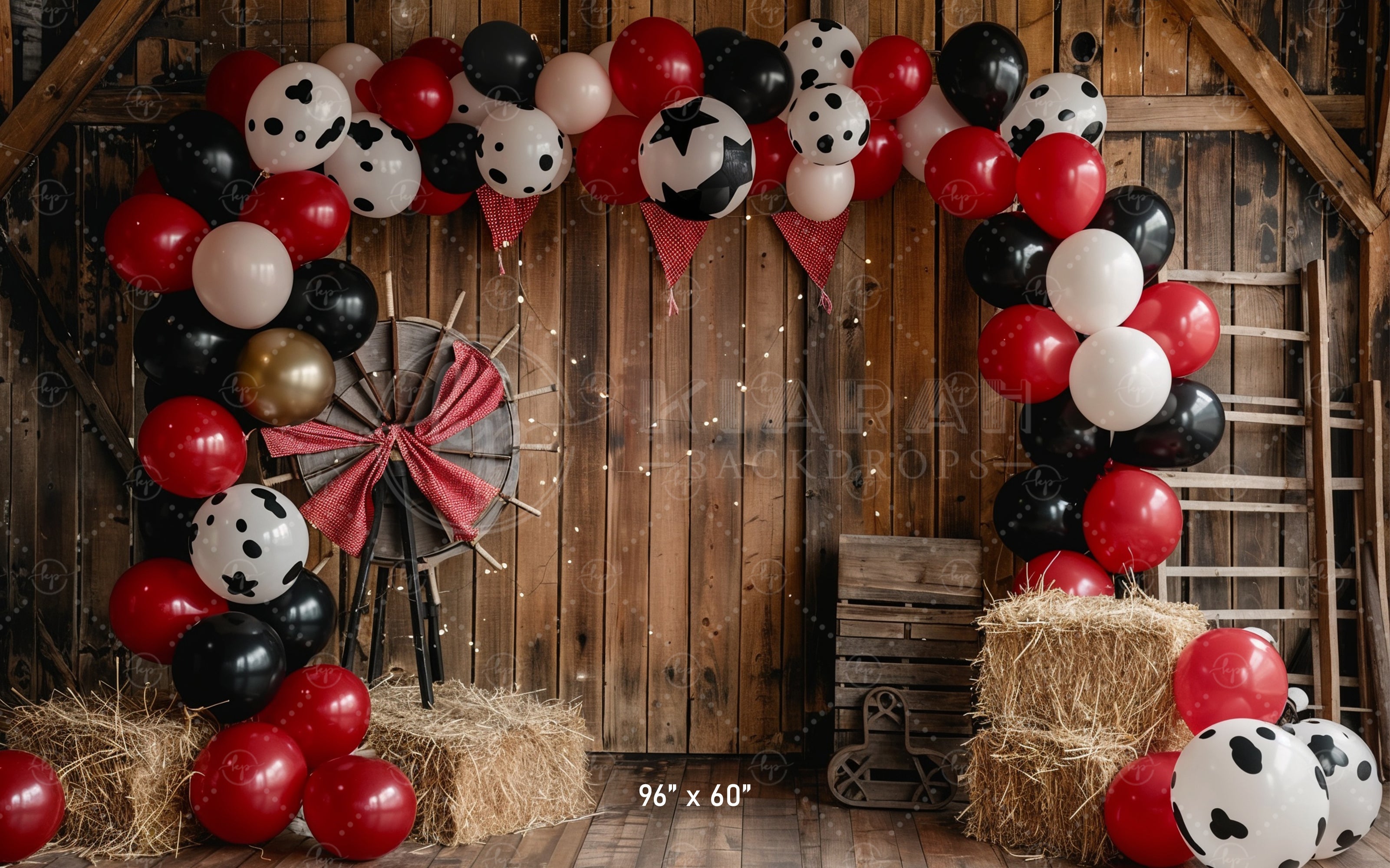 Rustic Barnyard Celebration Backdrop