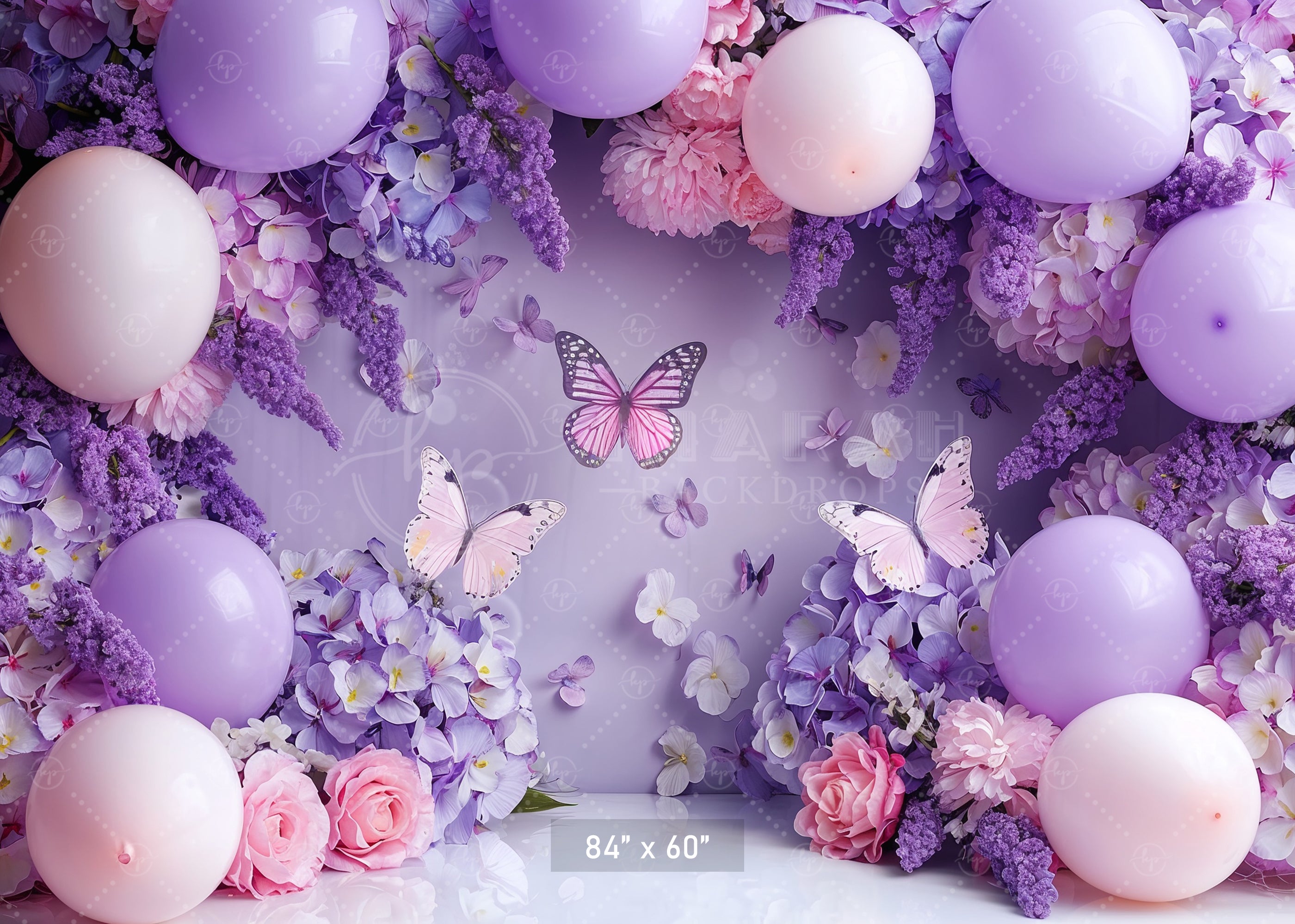 Butterfly Garden Bliss Backdrop