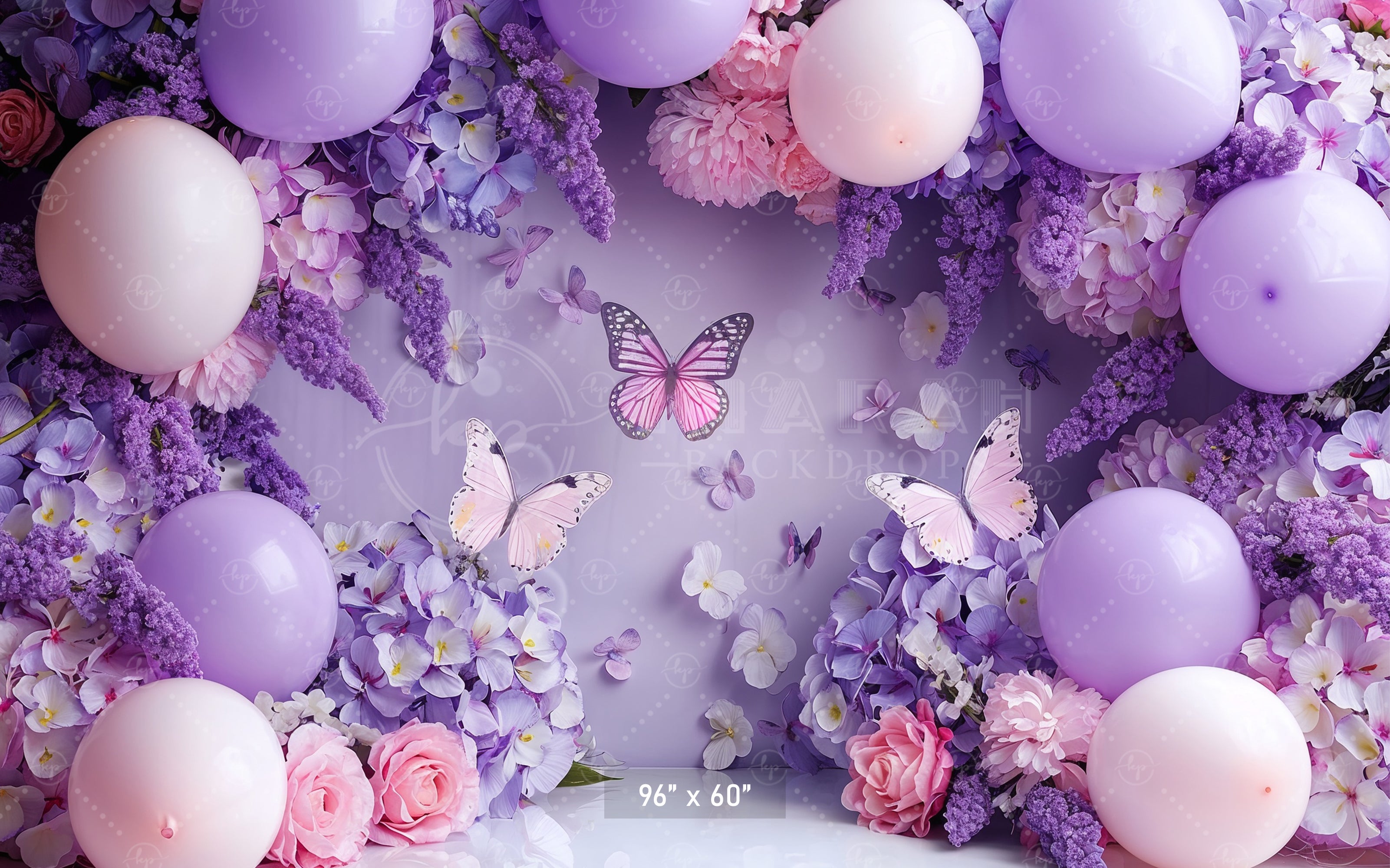 Butterfly Garden Bliss Backdrop