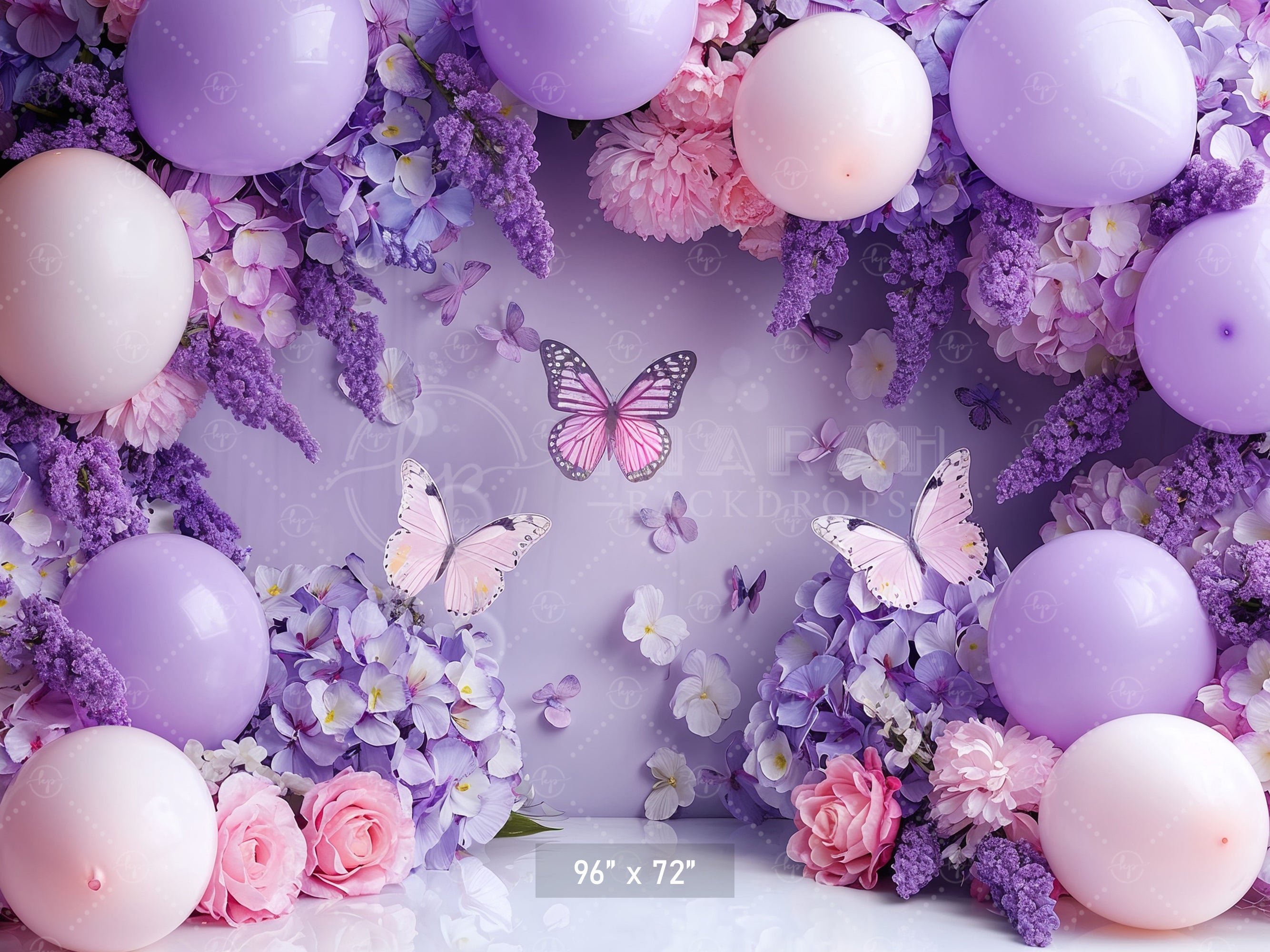 Butterfly Garden Bliss Backdrop