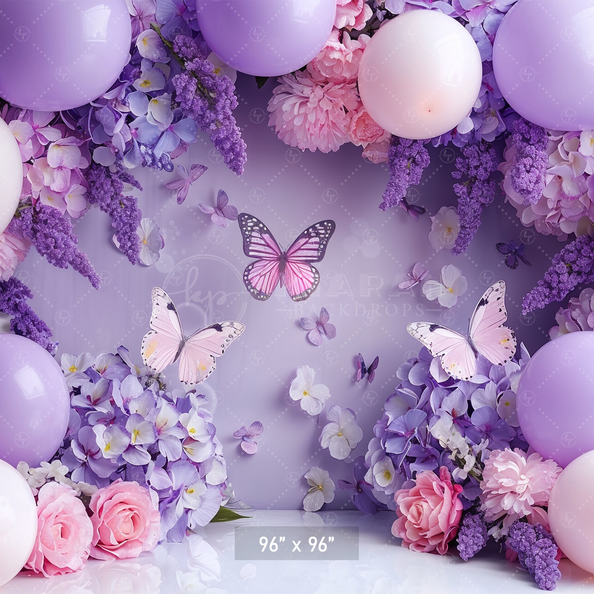 Butterfly Garden Bliss Backdrop