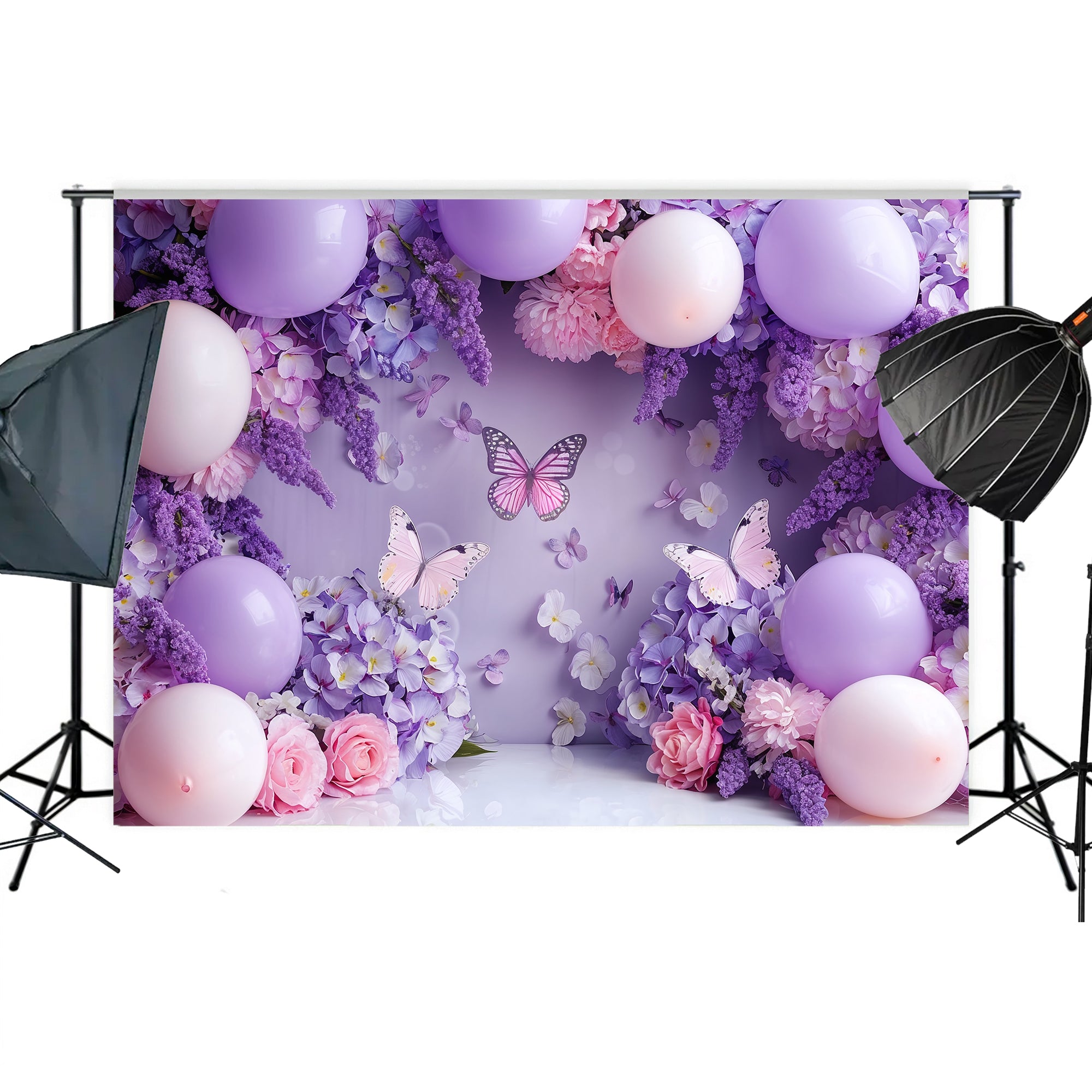 Butterfly Garden Bliss Backdrop