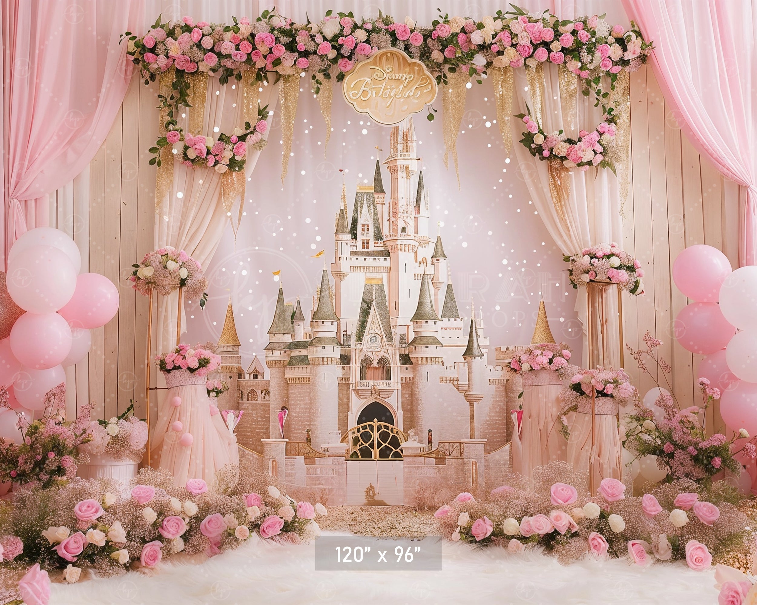 Princess Castle Dream Backdrop