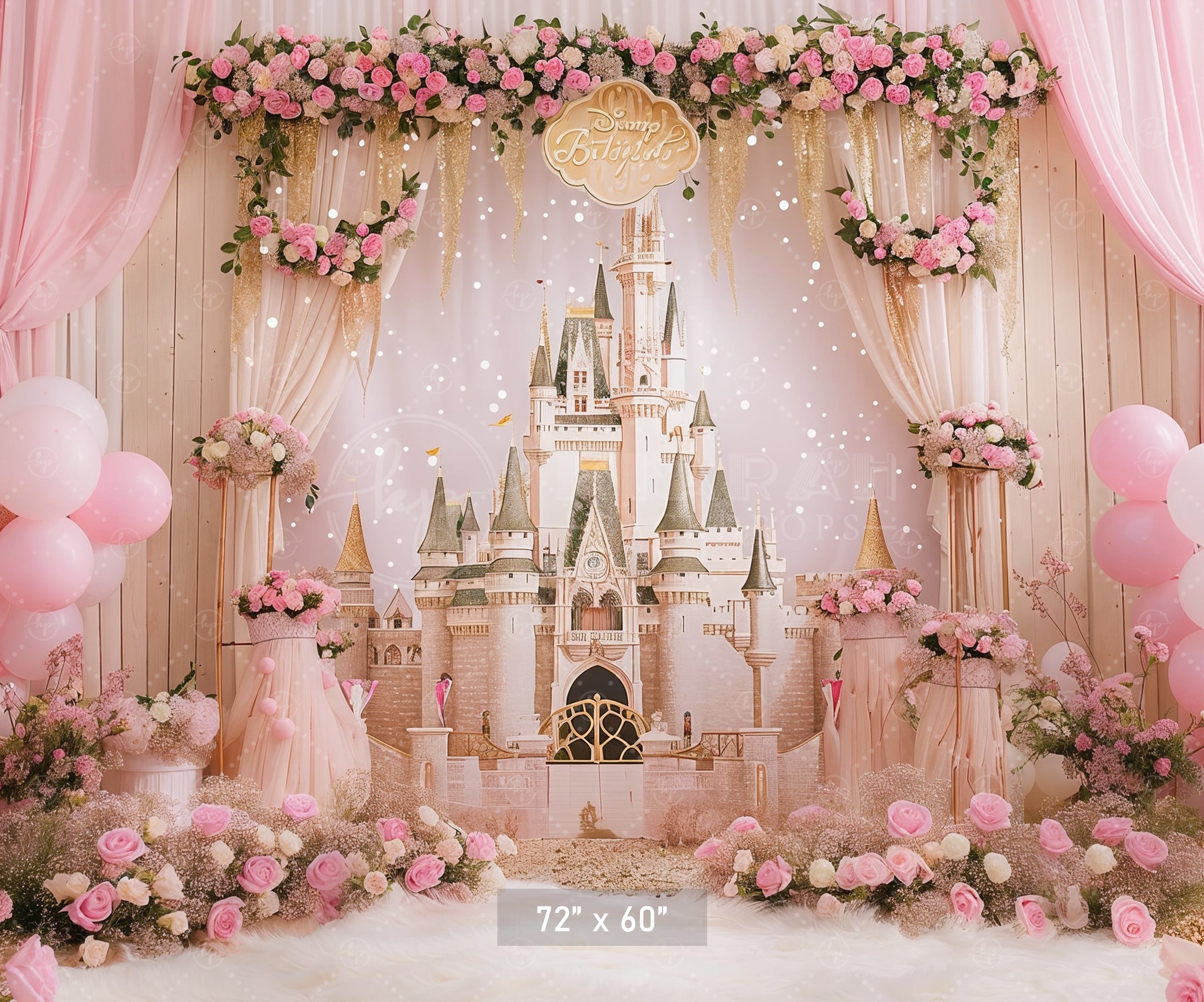 Princess Castle Dream Backdrop