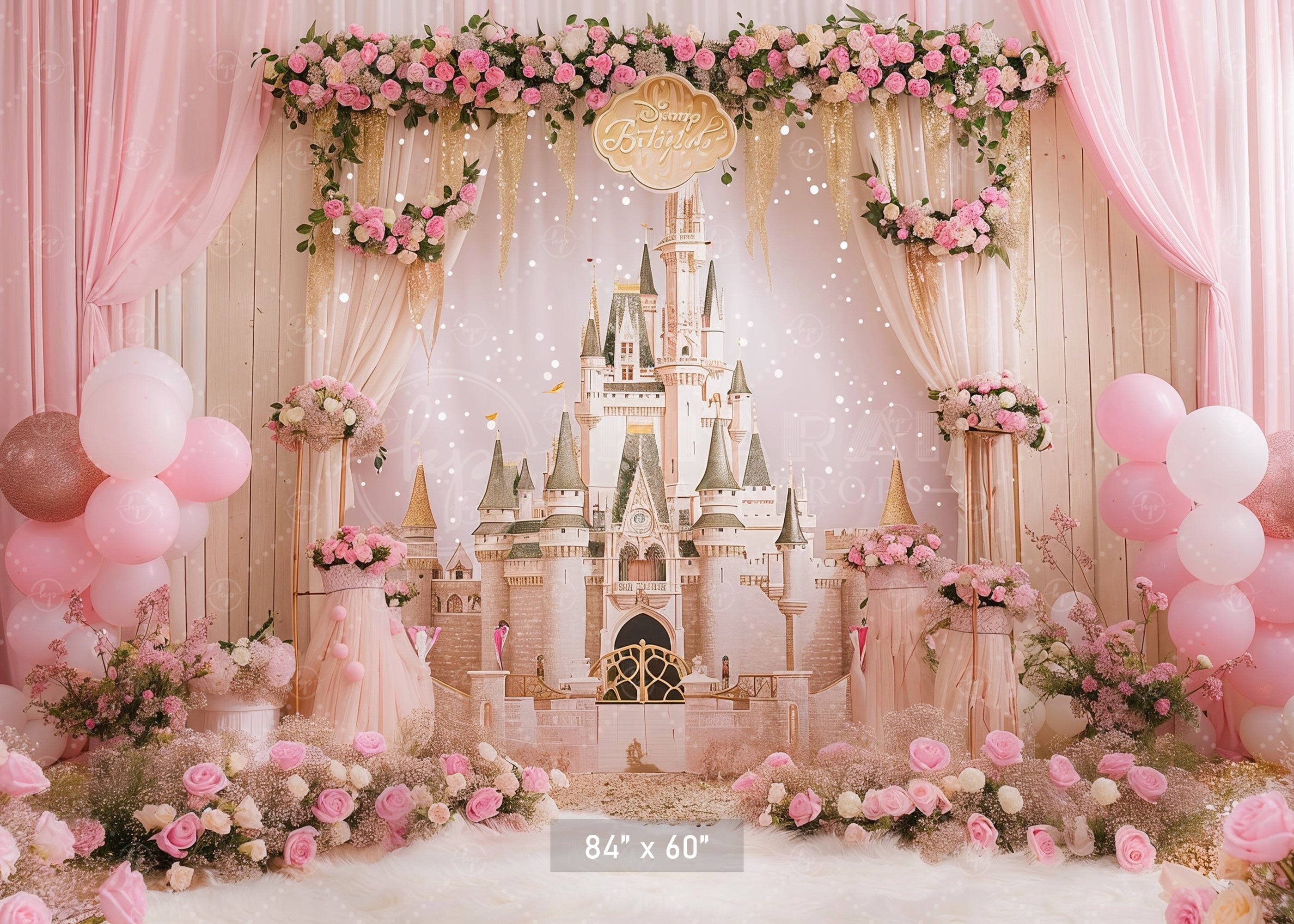 Princess Castle Dream Backdrop