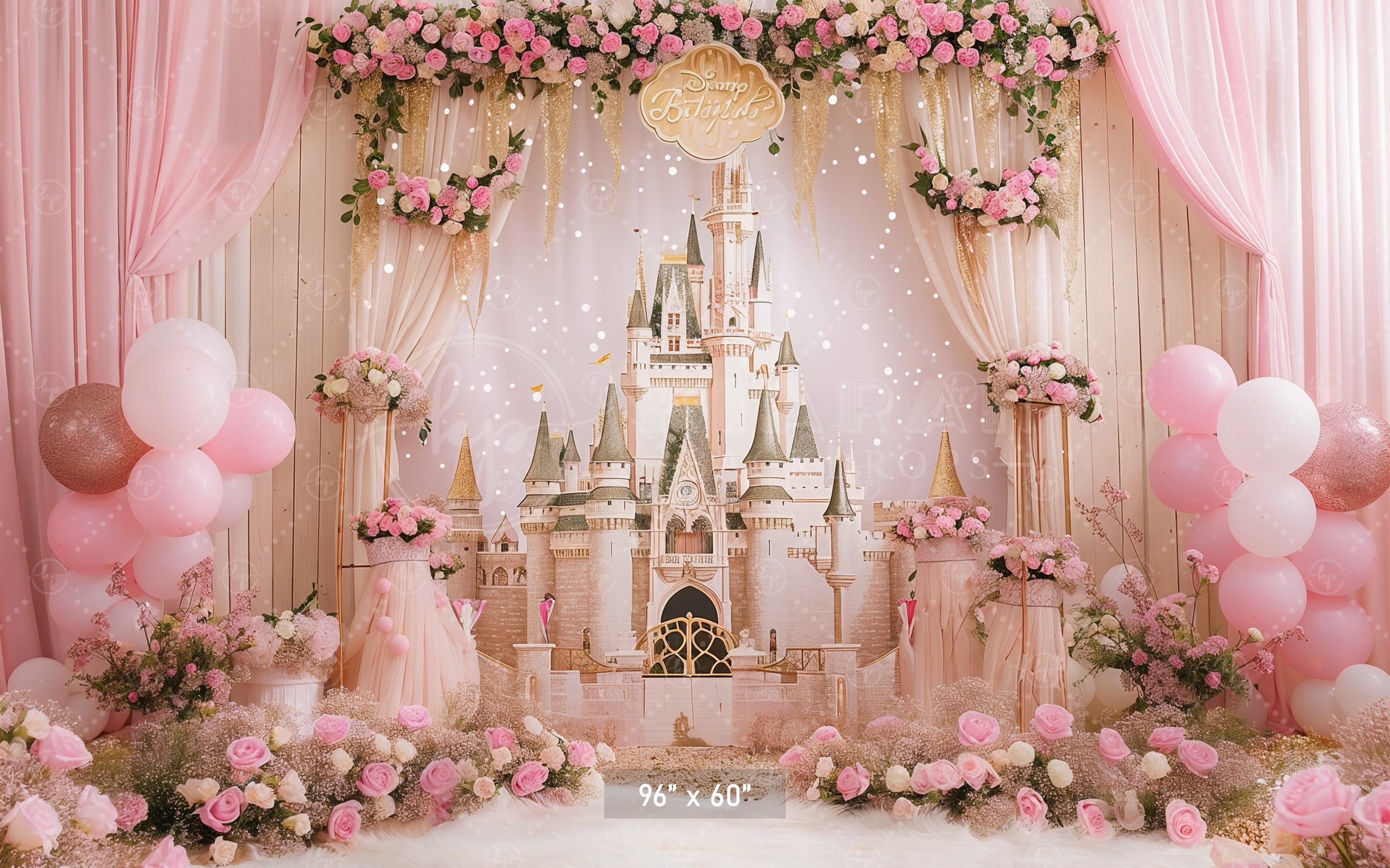 Princess Castle Dream Backdrop
