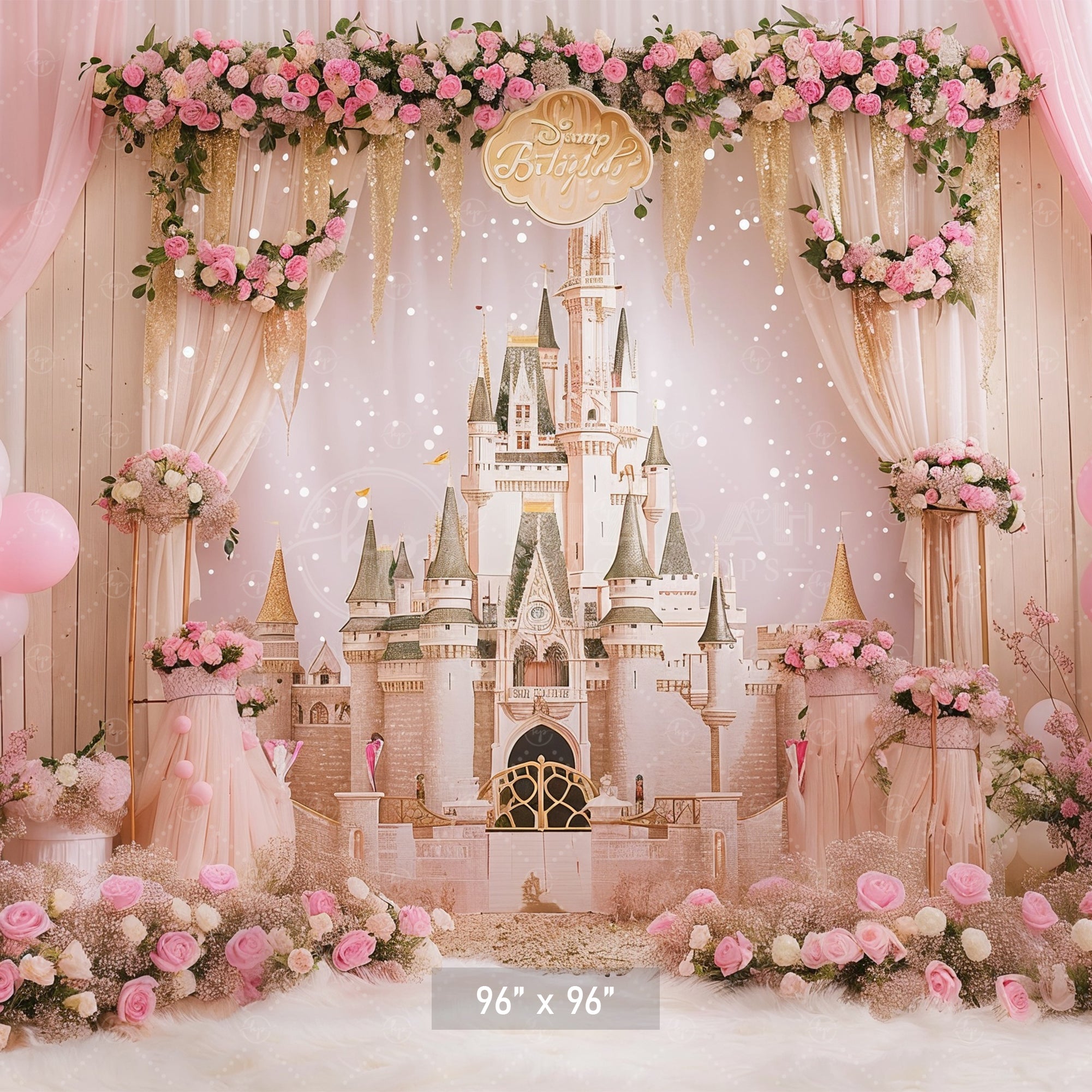 Princess Castle Dream Backdrop