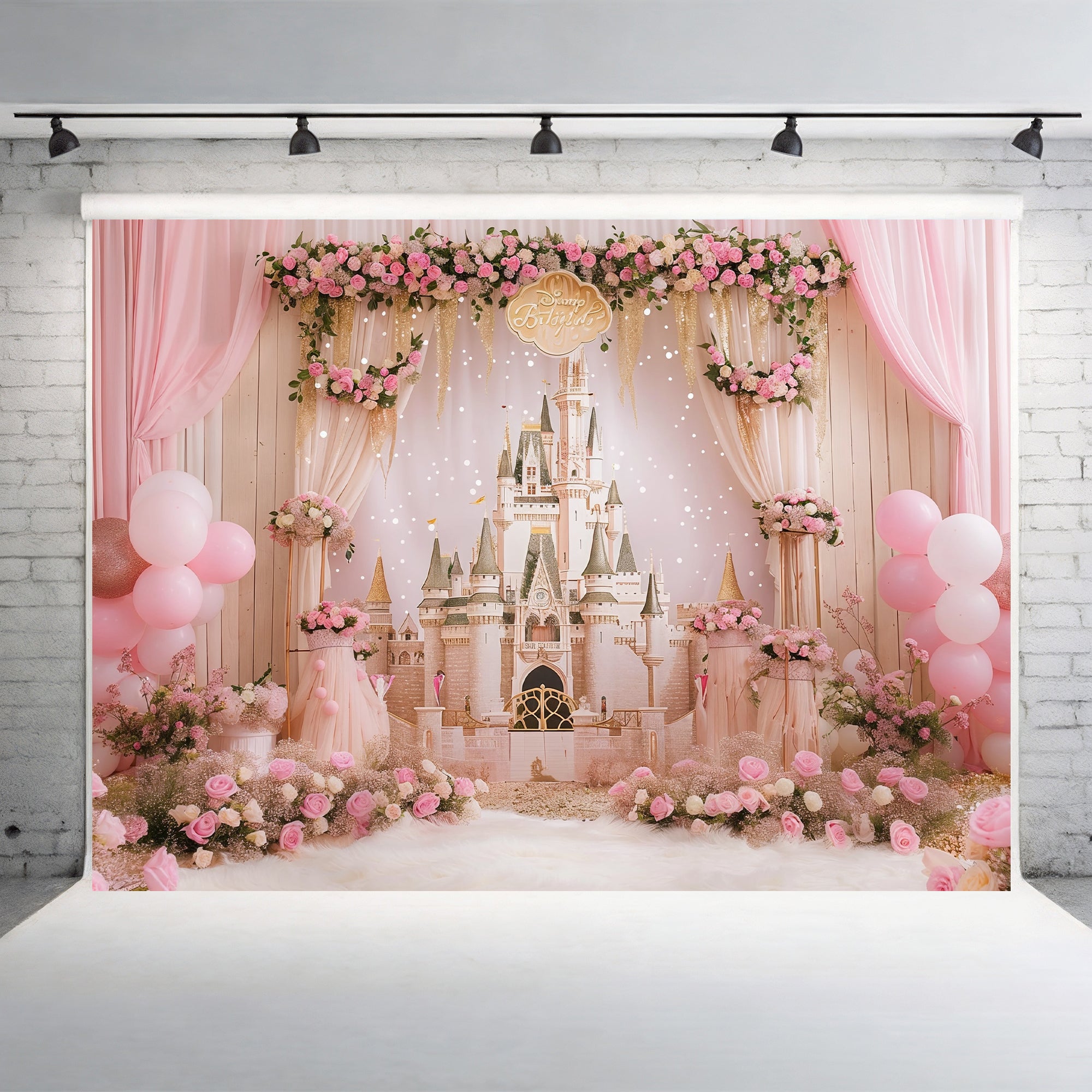 Princess Castle Dream Backdrop