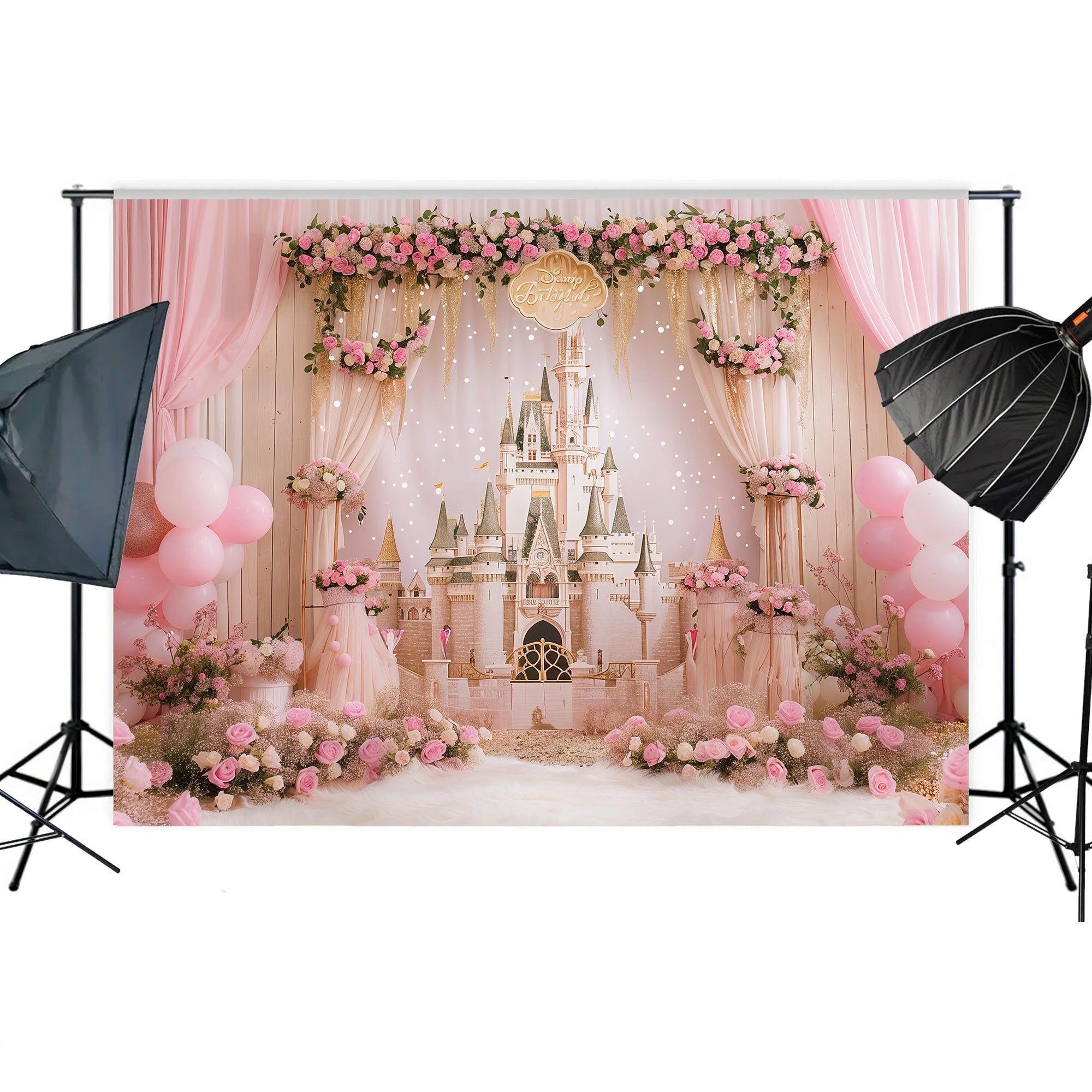 Princess Castle Dream Backdrop