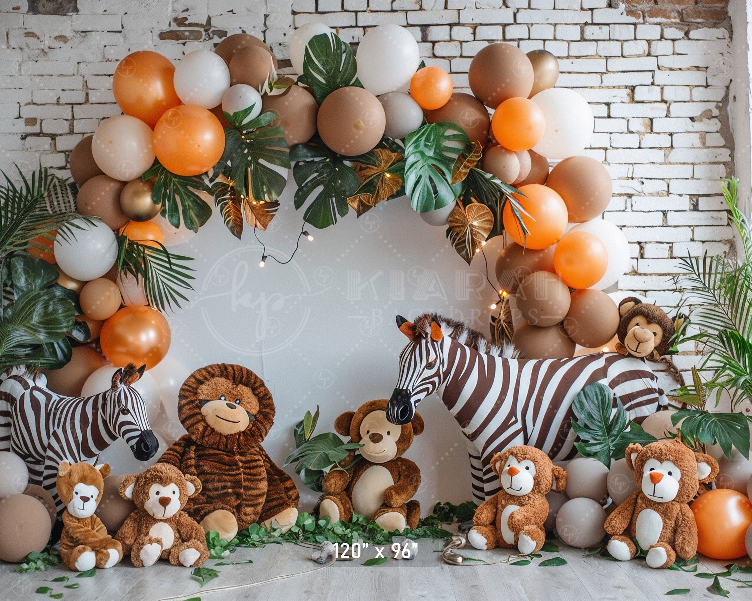 Safari Adventure Jungle Backdrop