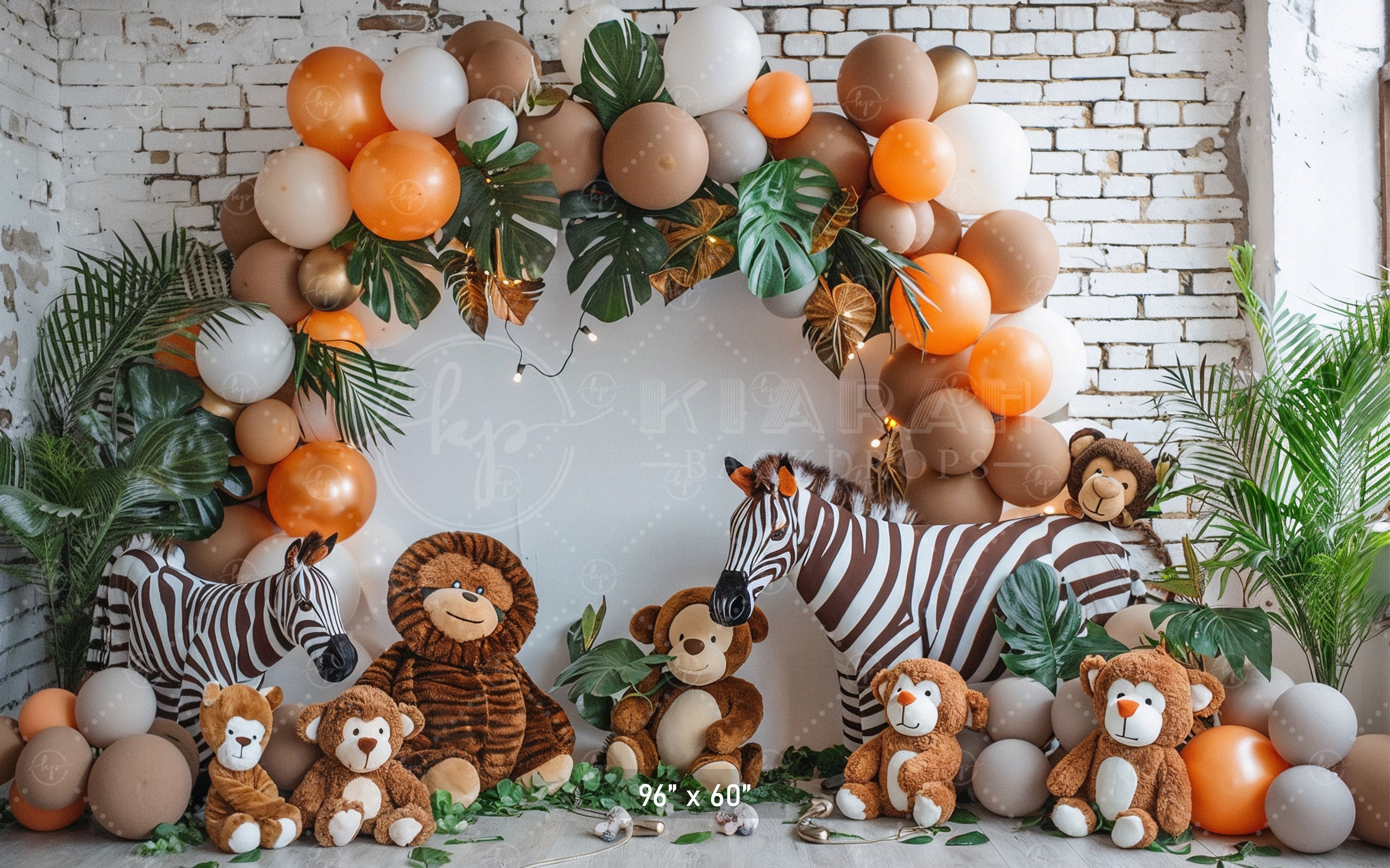 Safari Adventure Jungle Backdrop