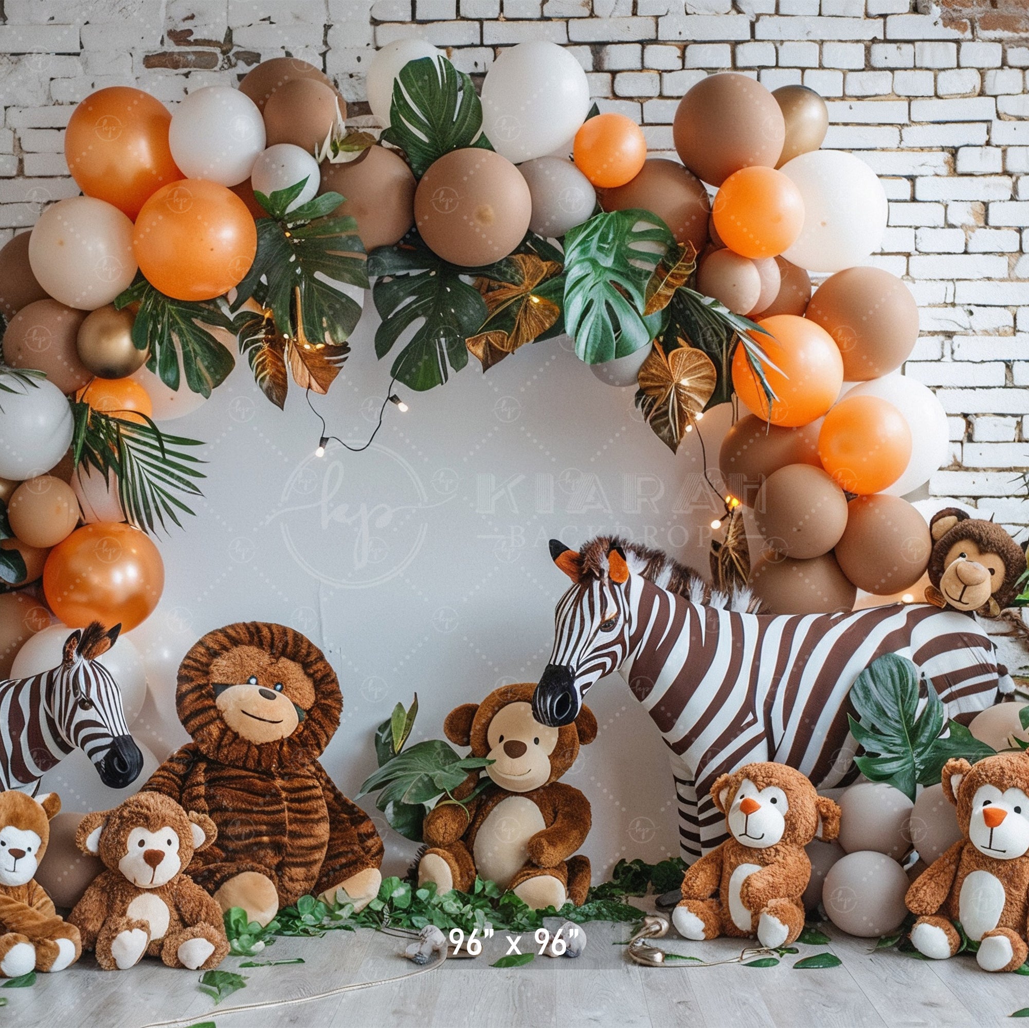 Safari Adventure Jungle Backdrop