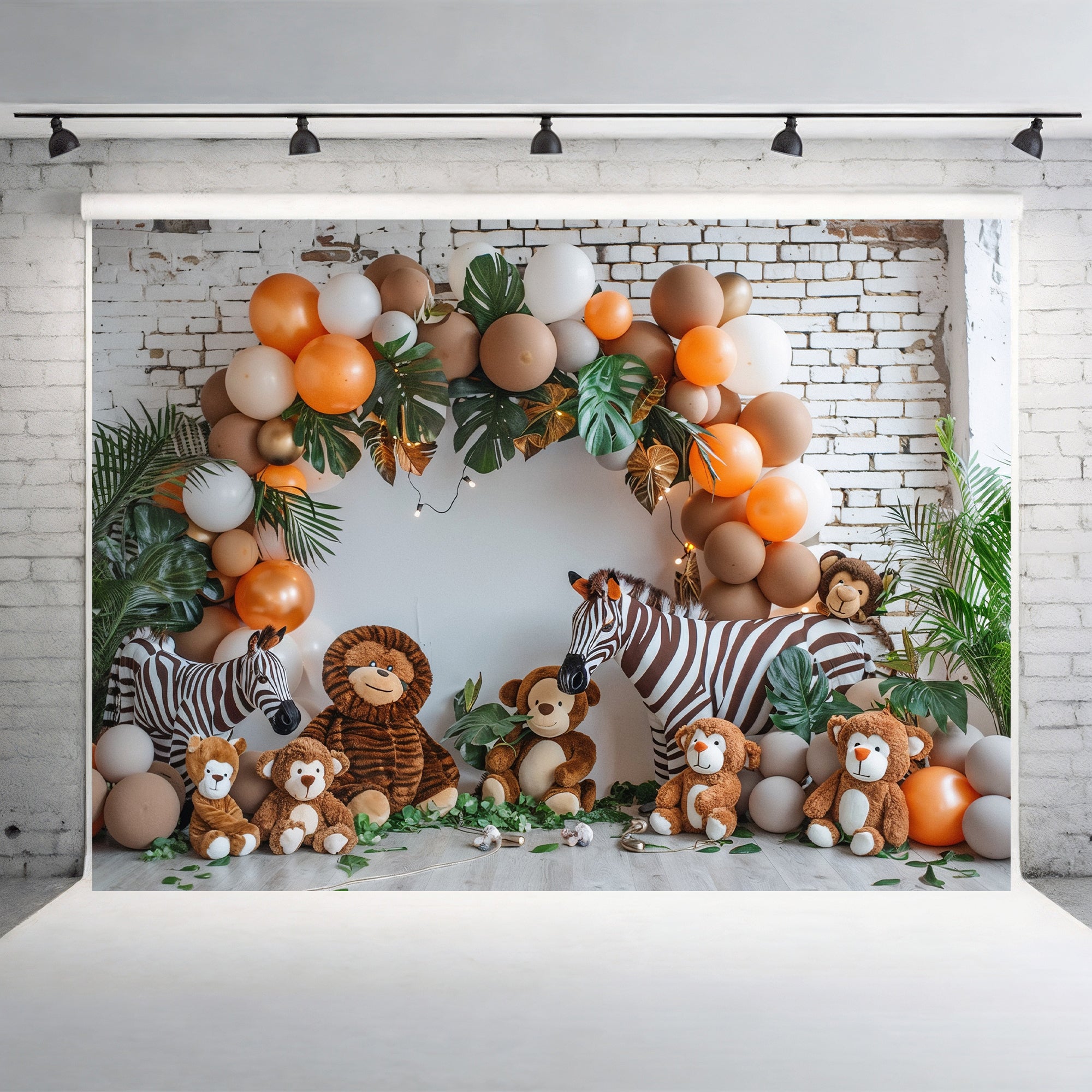 Safari Adventure Jungle Backdrop