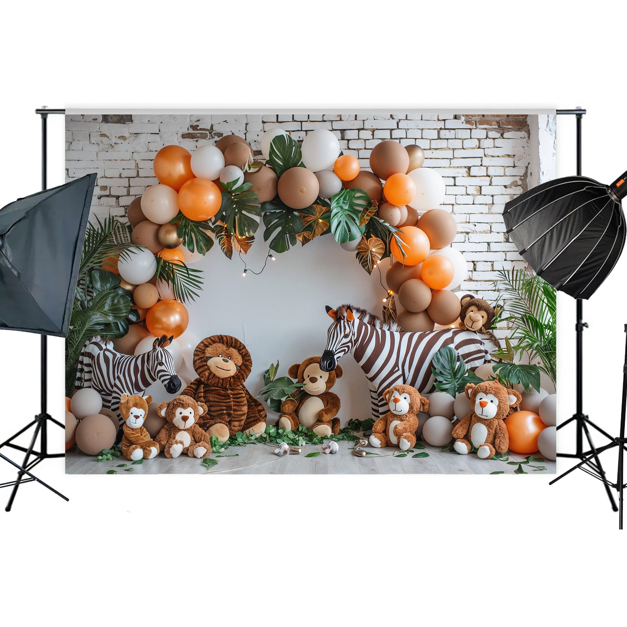 Safari Adventure Jungle Backdrop