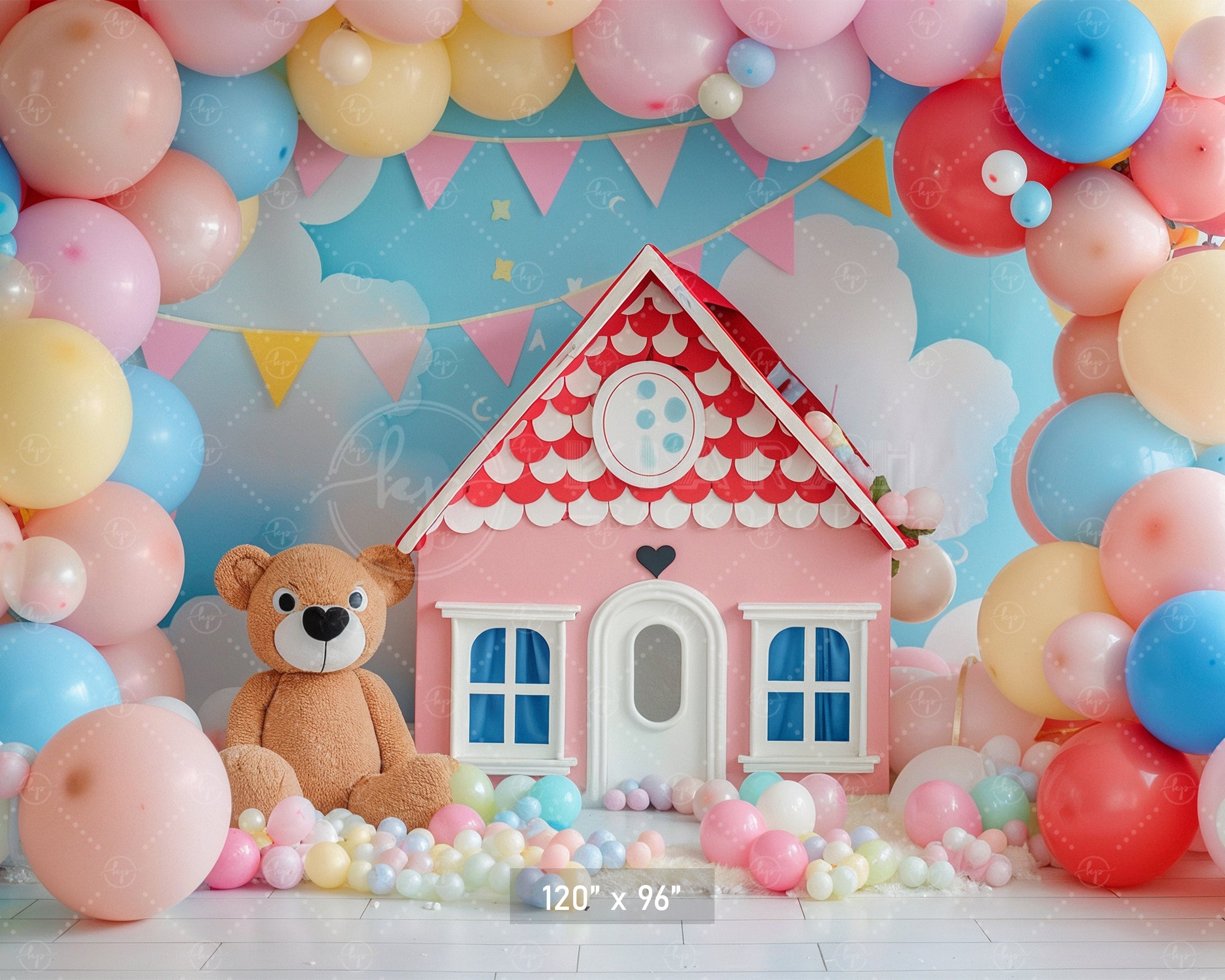 Teddy Bear Dreamland Backdrop