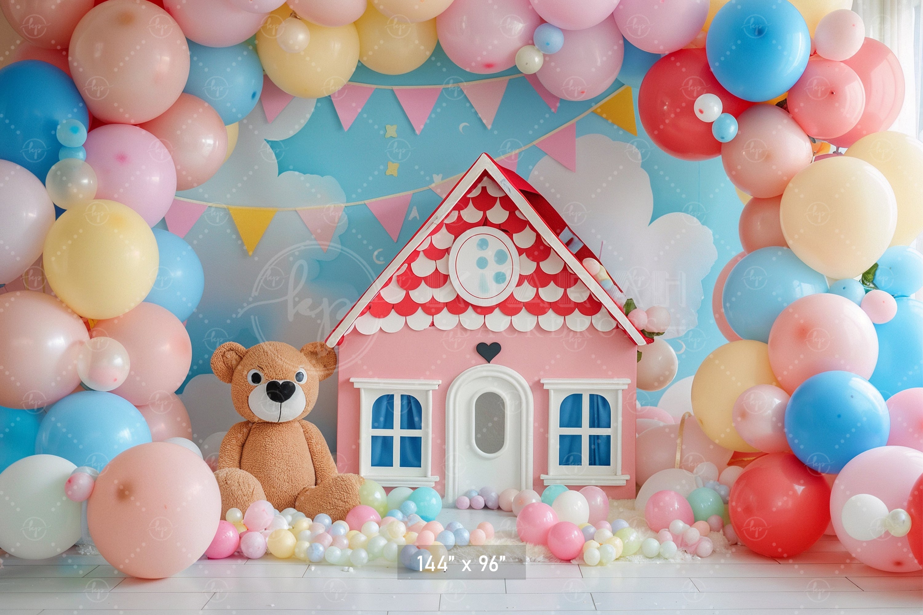 Teddy Bear Dreamland Backdrop