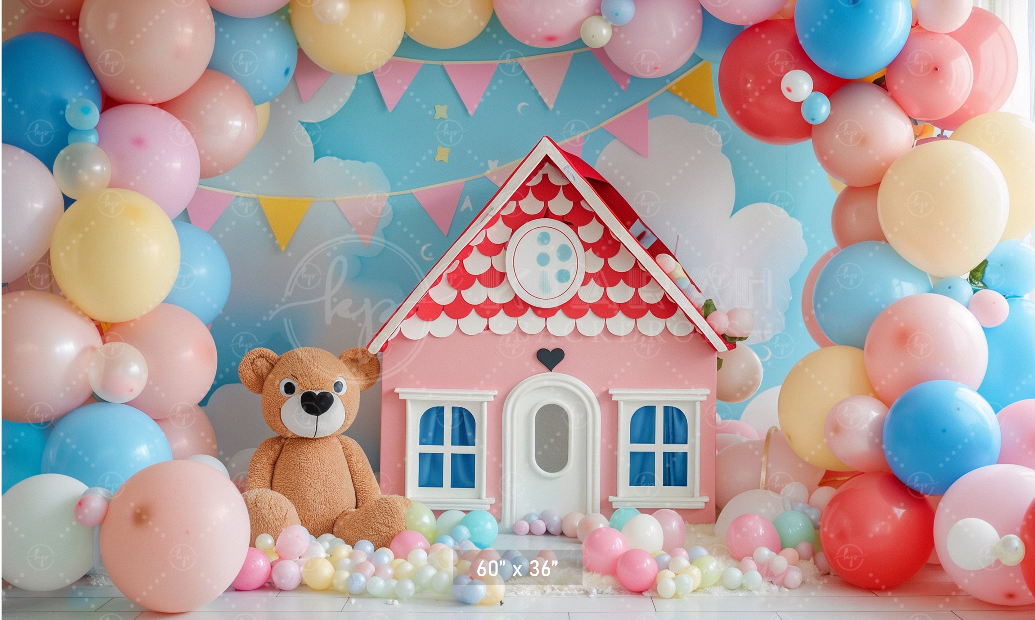 Teddy Bear Dreamland Backdrop