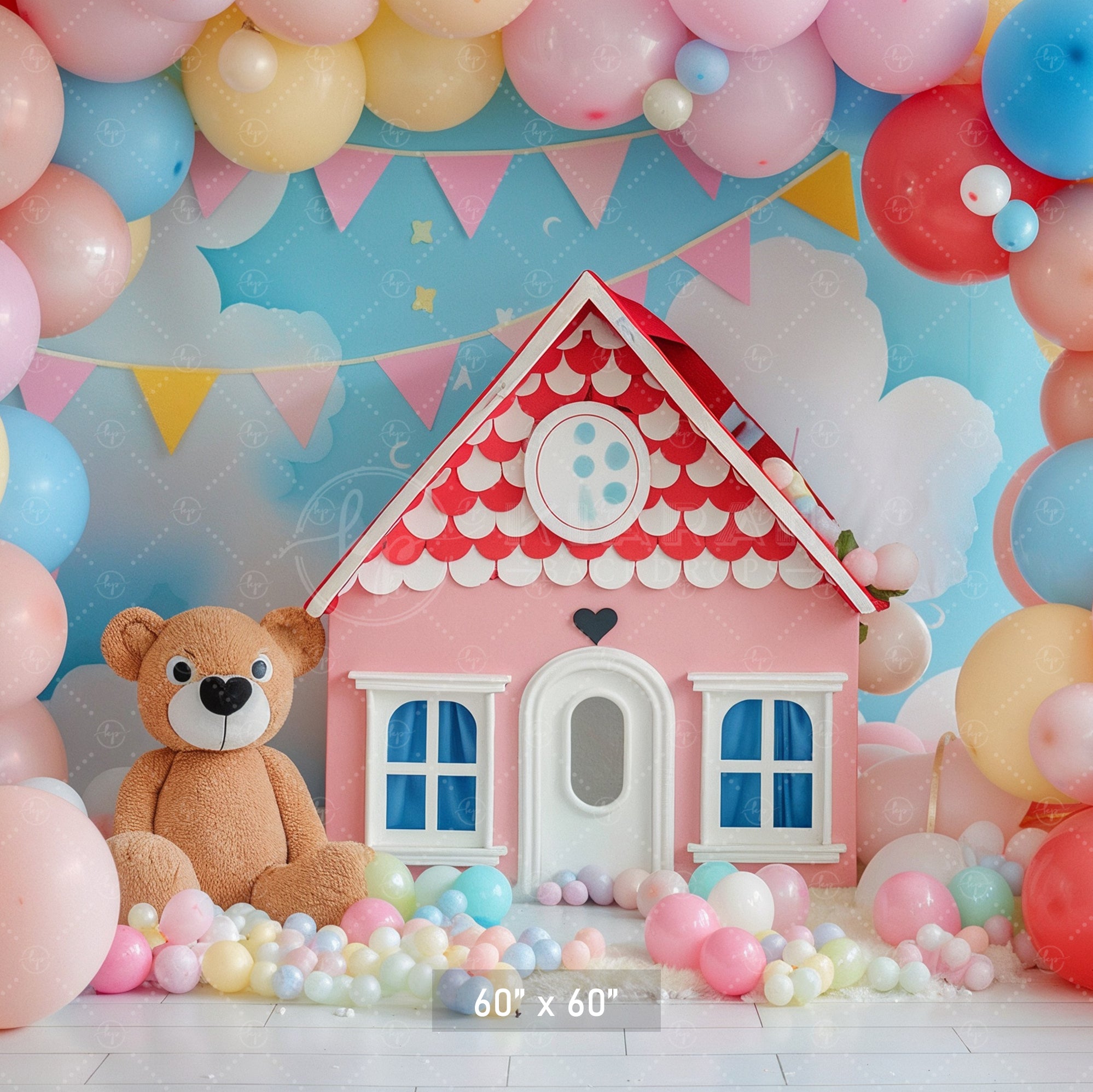 Teddy Bear Dreamland Backdrop