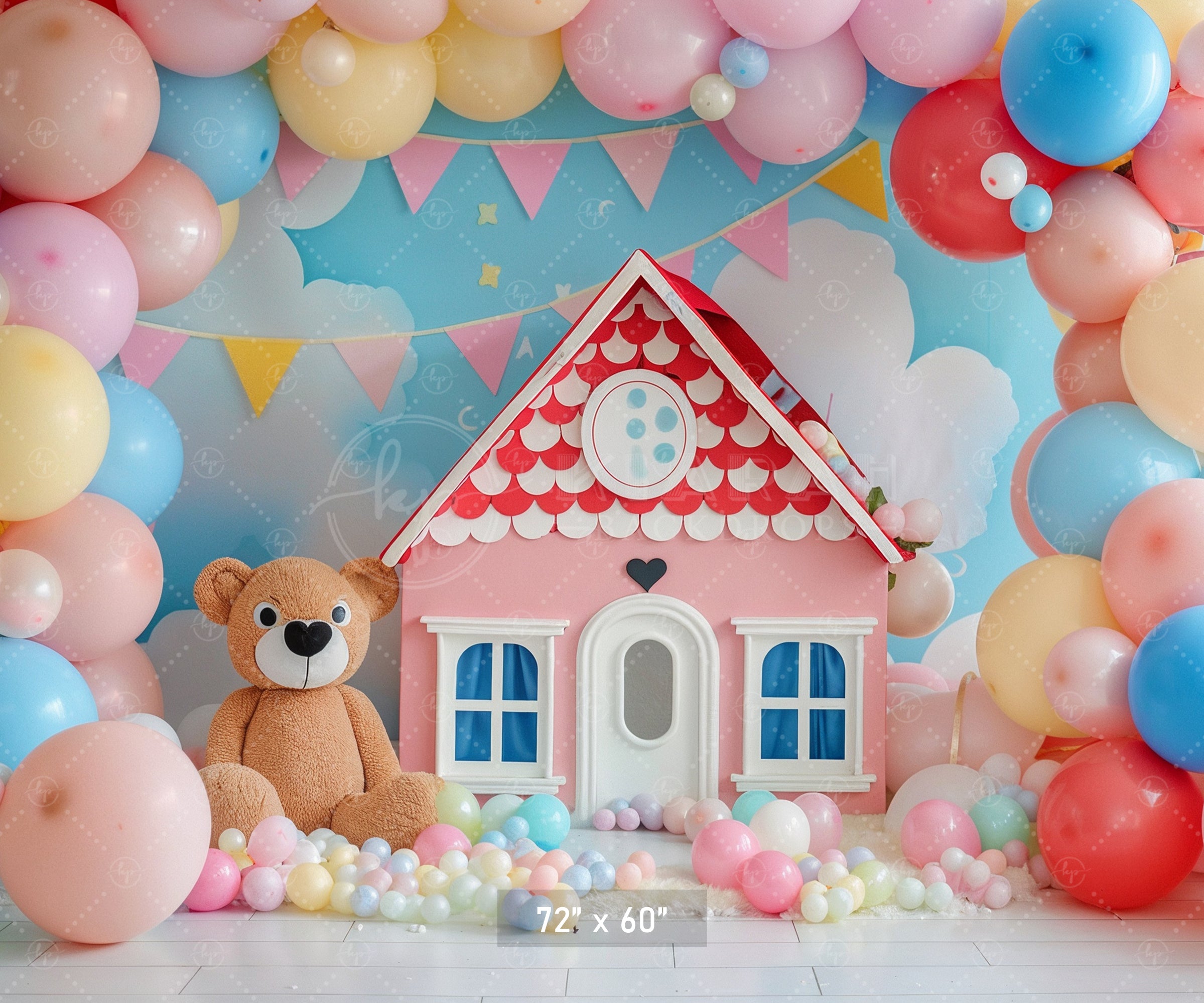 Teddy Bear Dreamland Backdrop