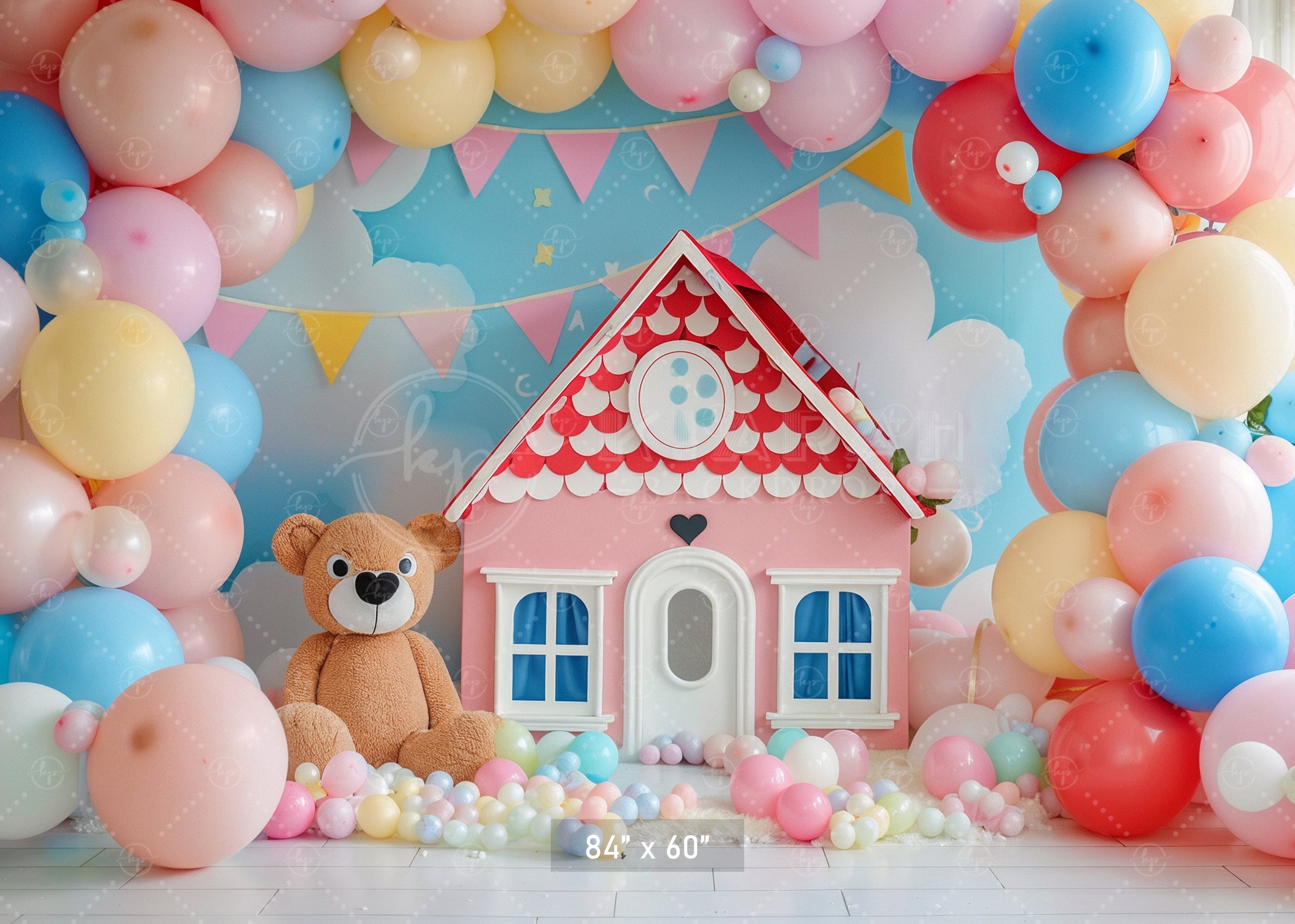 Teddy Bear Dreamland Backdrop