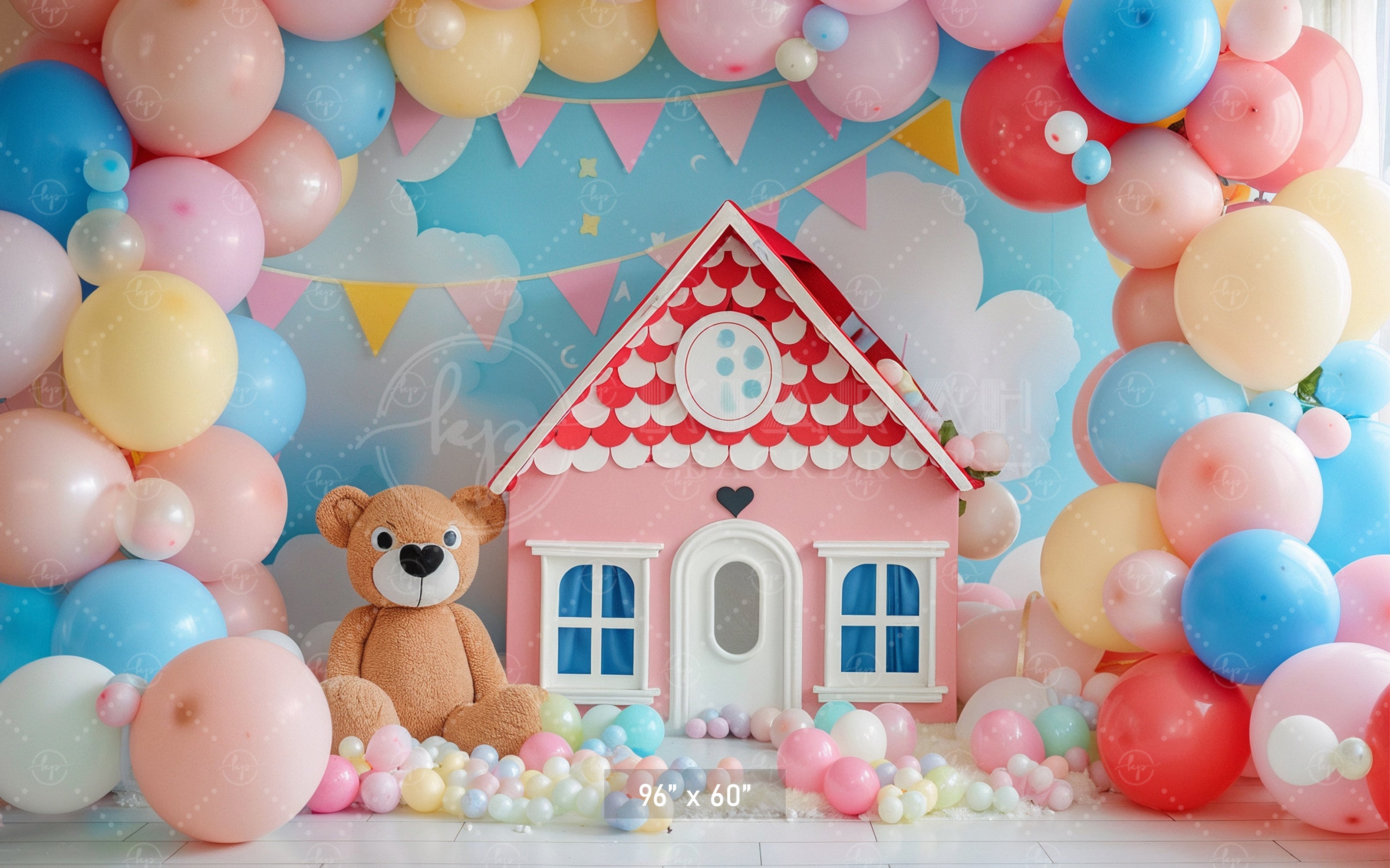 Teddy Bear Dreamland Backdrop