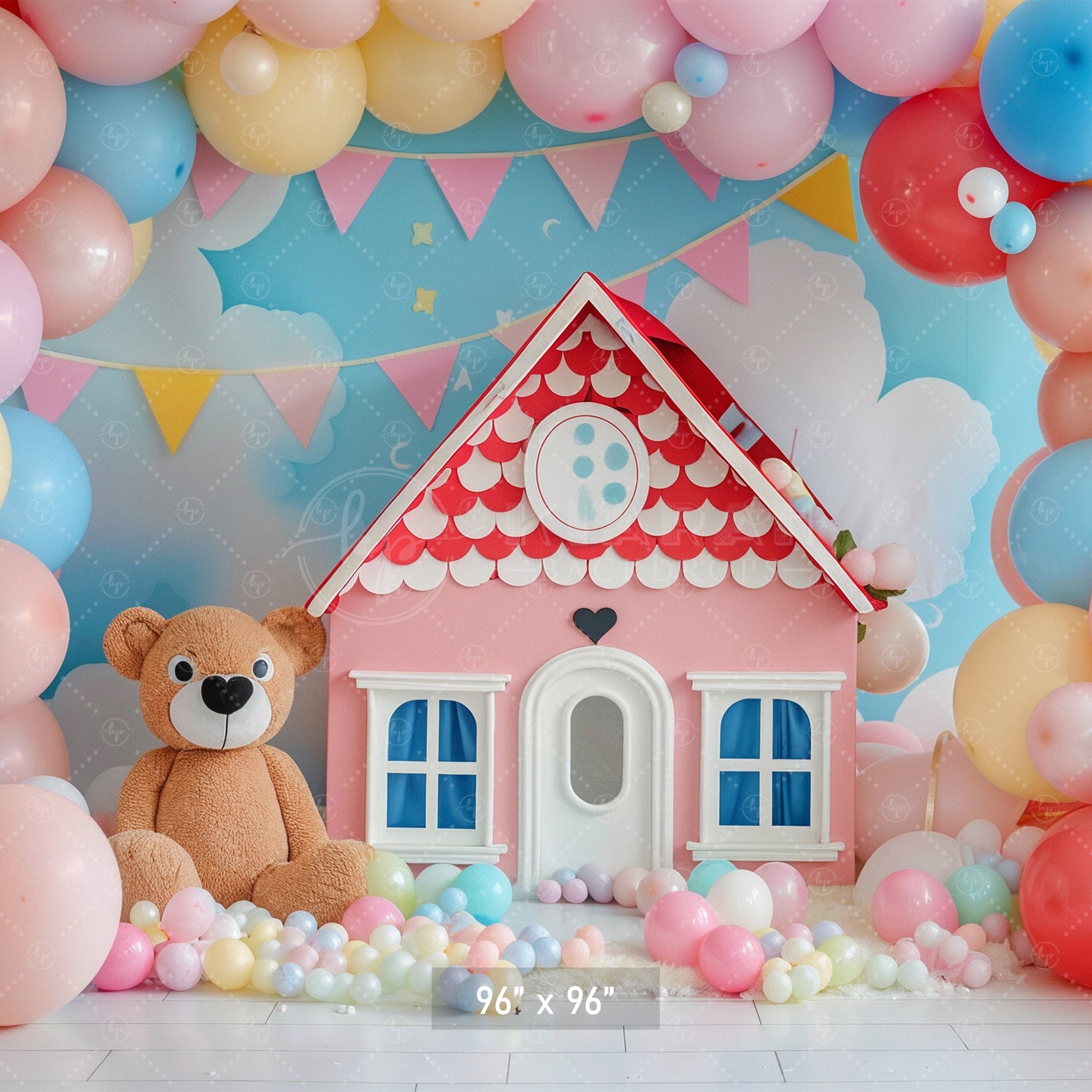 Teddy Bear Dreamland Backdrop
