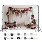 Romantic Floral Swing Backdrop