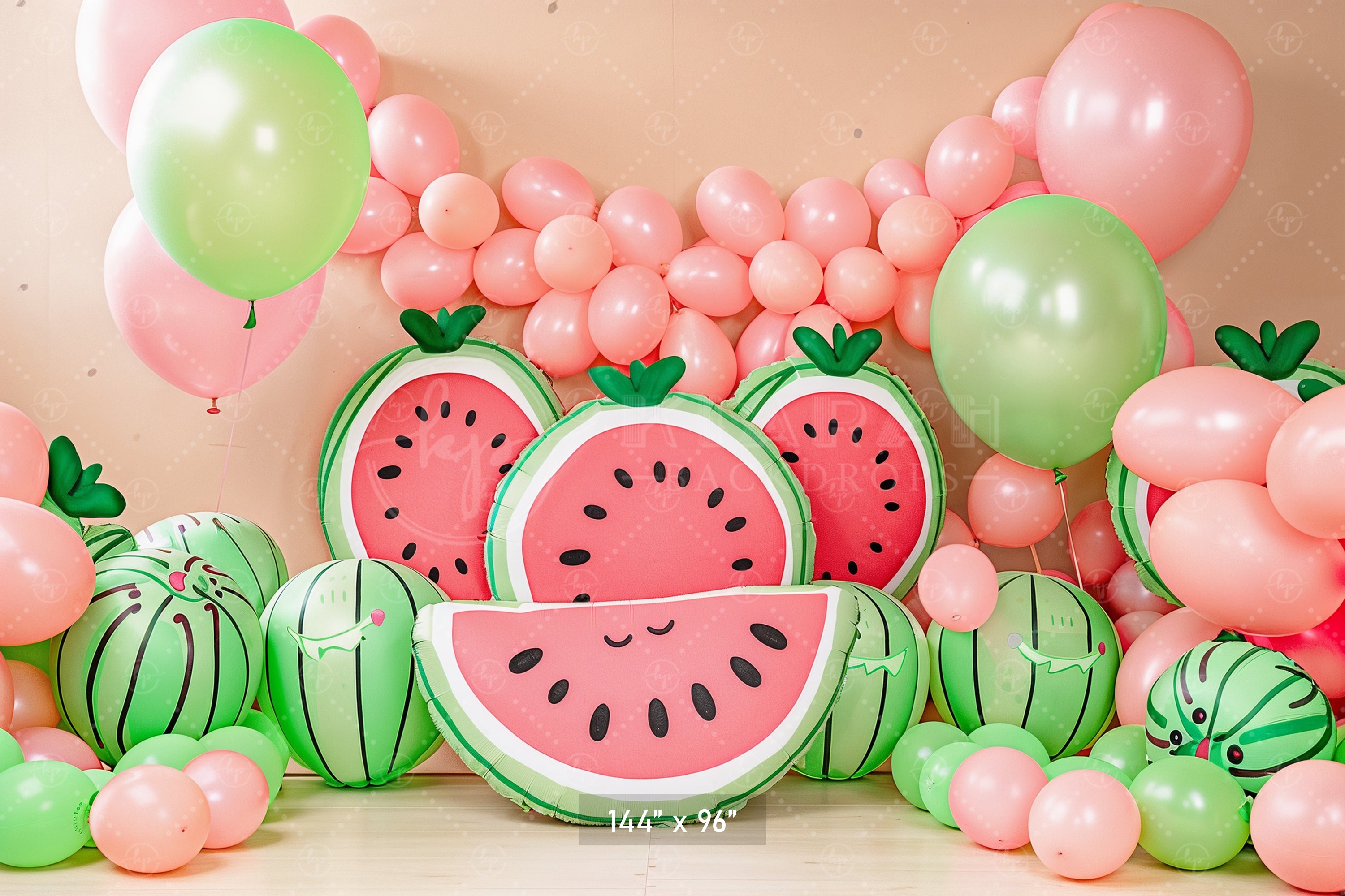 Watermelon Fun Fiesta Backdrop