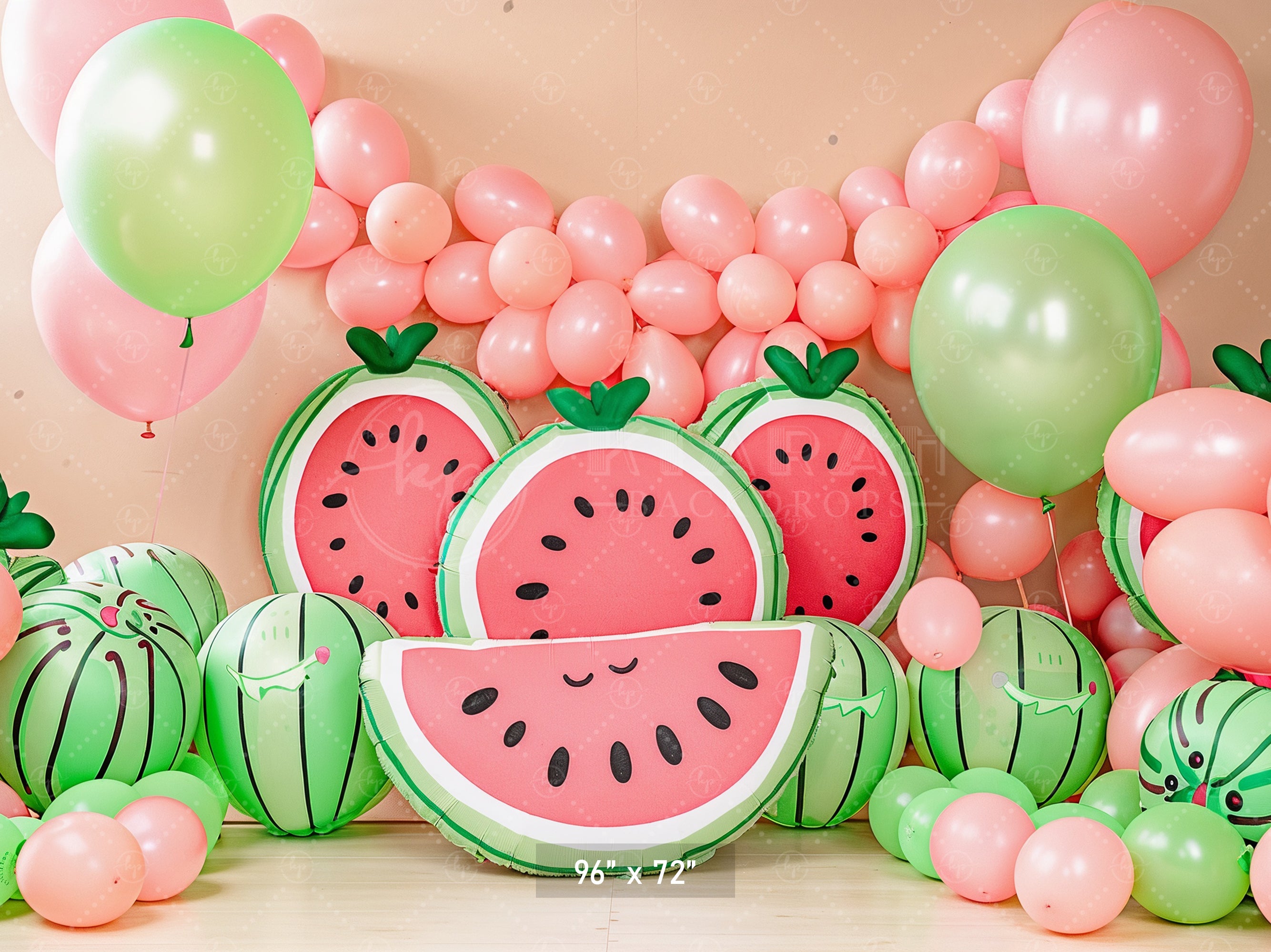 Watermelon Fun Fiesta Backdrop