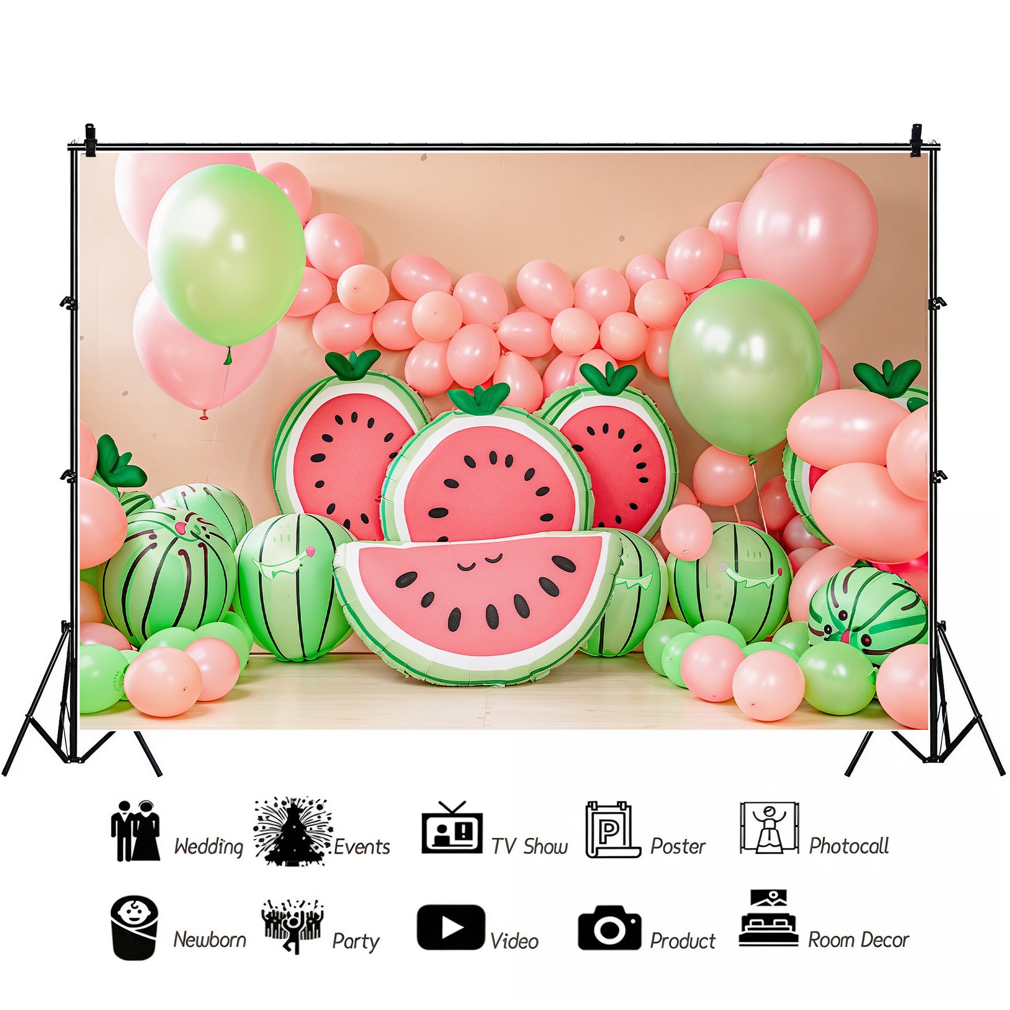 Watermelon Fun Fiesta Backdrop