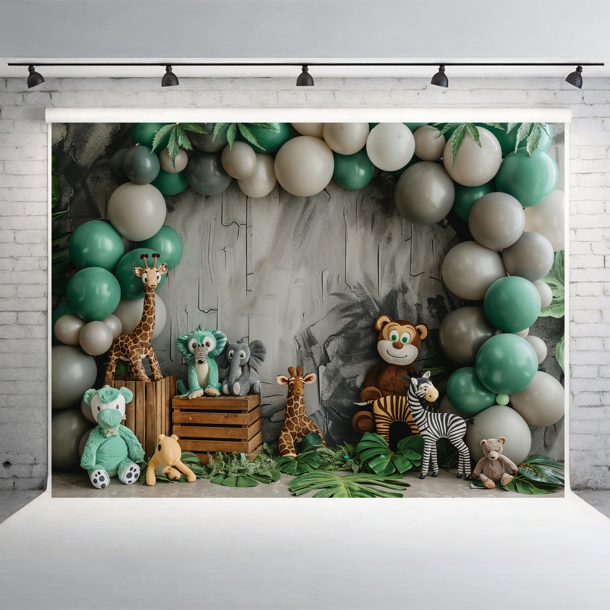 Jungle Safari Animal Backdrop