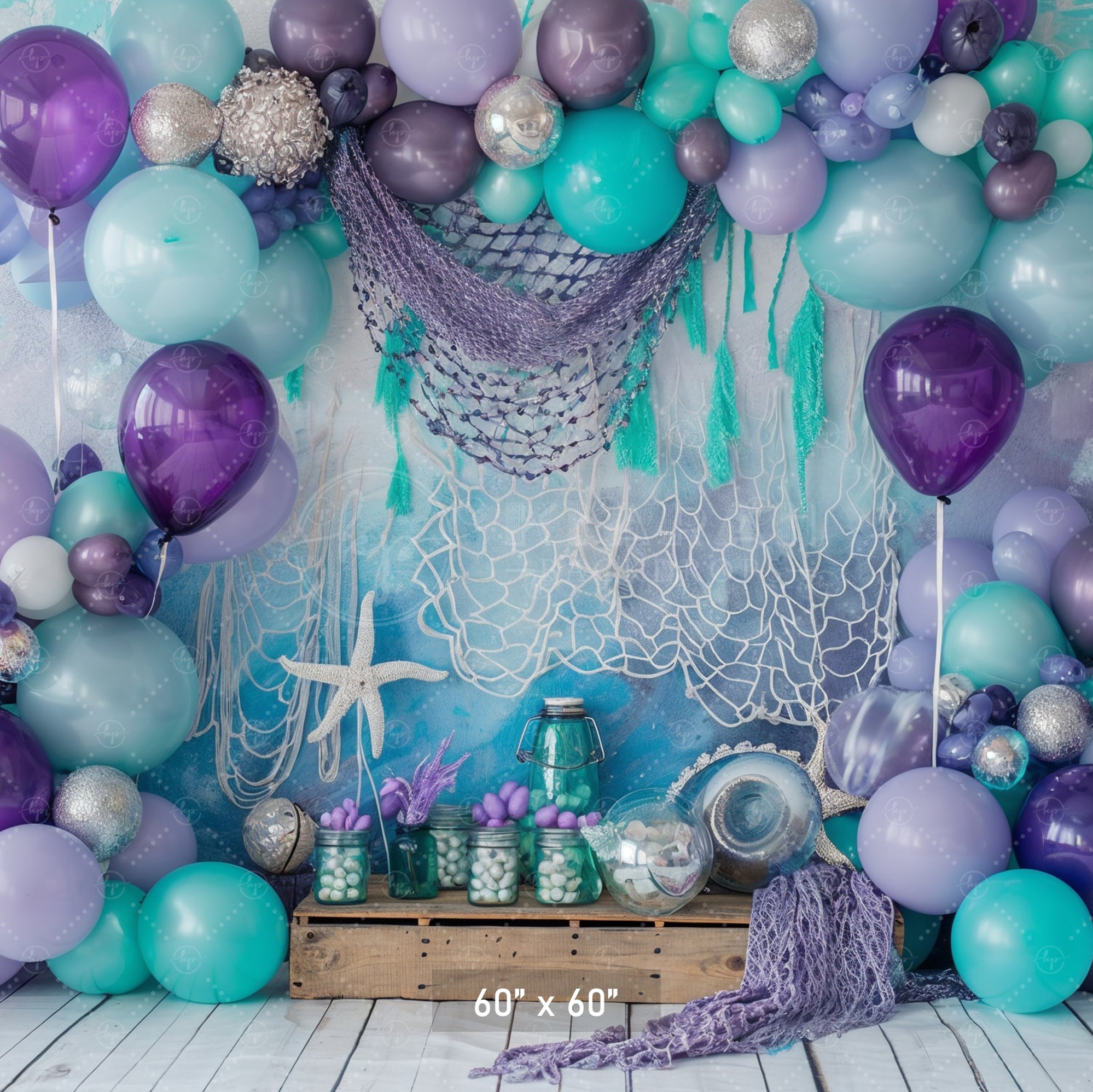 Mystical Mermaid Backdrop