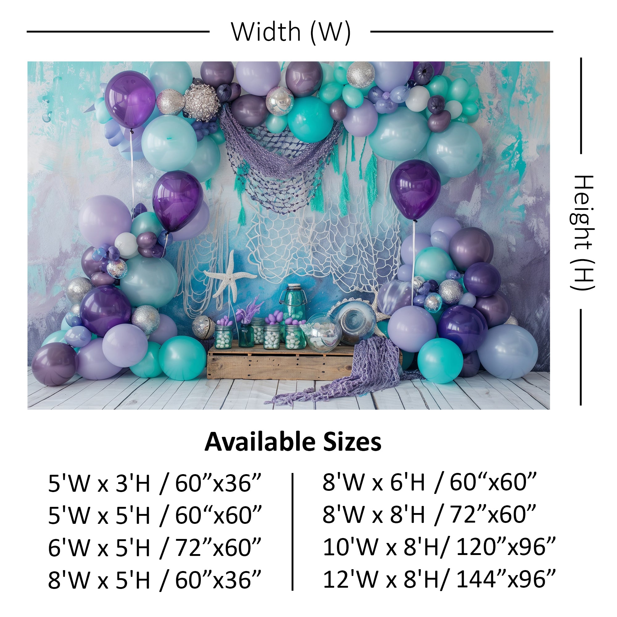 Mystical Mermaid Backdrop