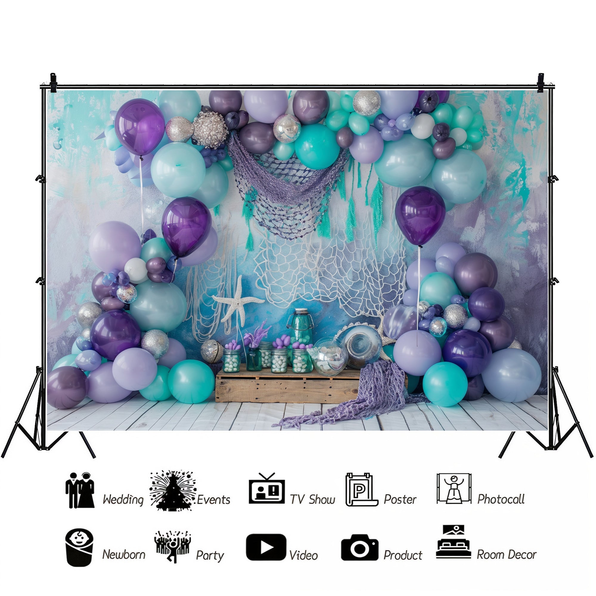 Mystical Mermaid Backdrop