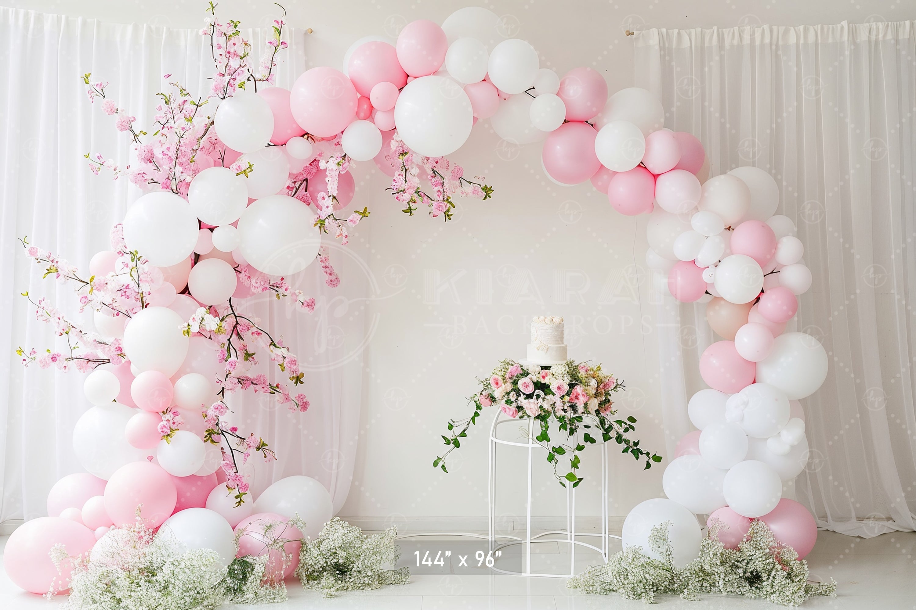 Cherry Blossom Celebration Backdrop