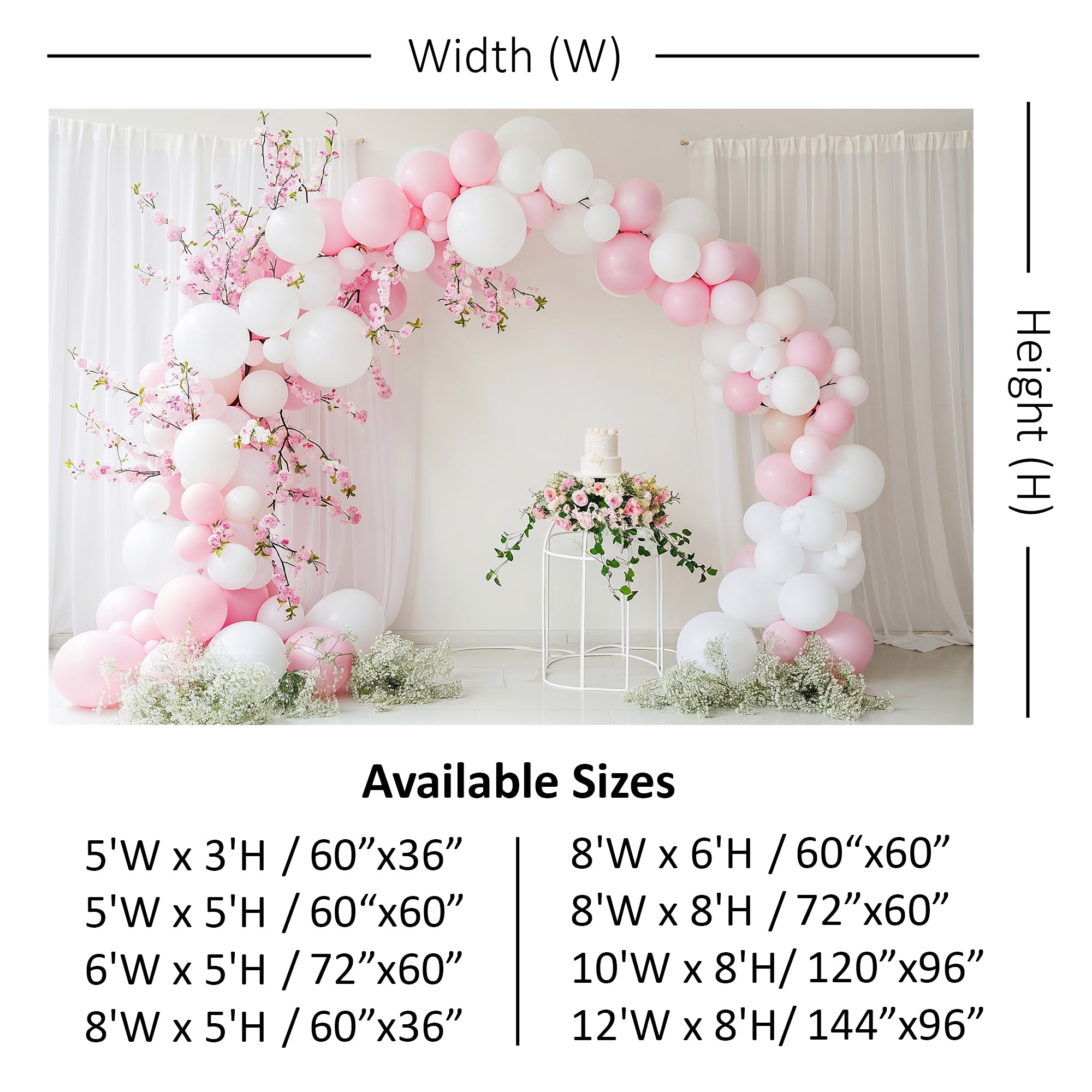 Cherry Blossom Celebration Backdrop