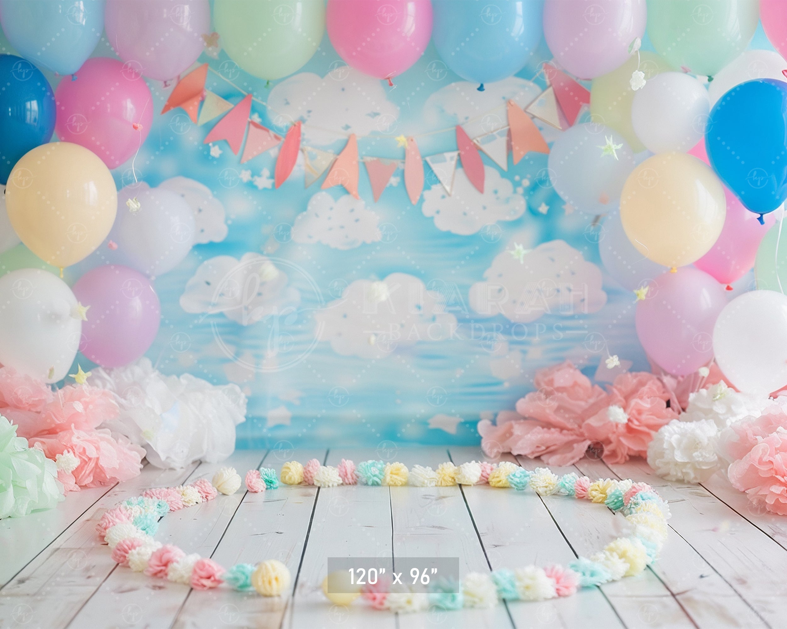 Pastel Party Sky Backdrop
